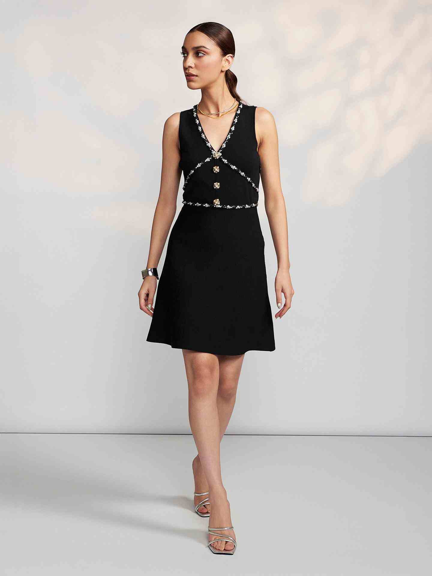 Black Morgane Short Dress