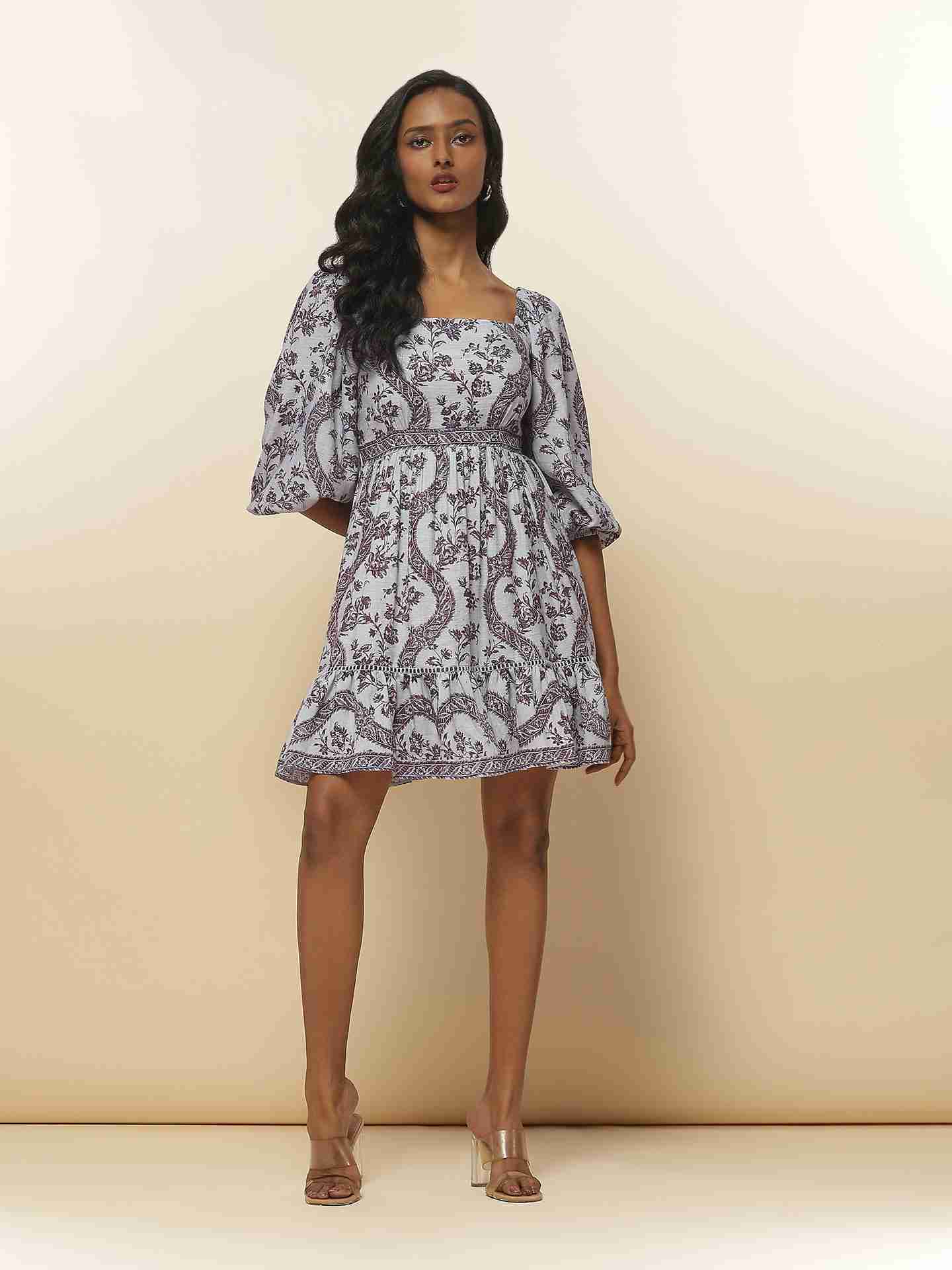 Blue Reverie Skater Dress