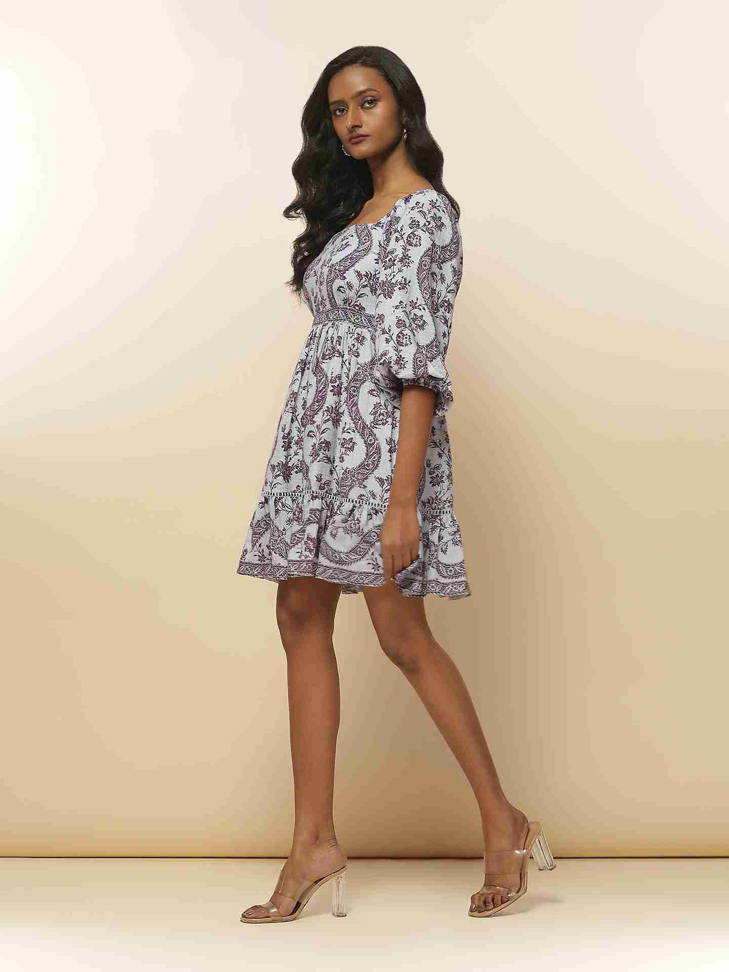 Blue Reverie Skater Dress