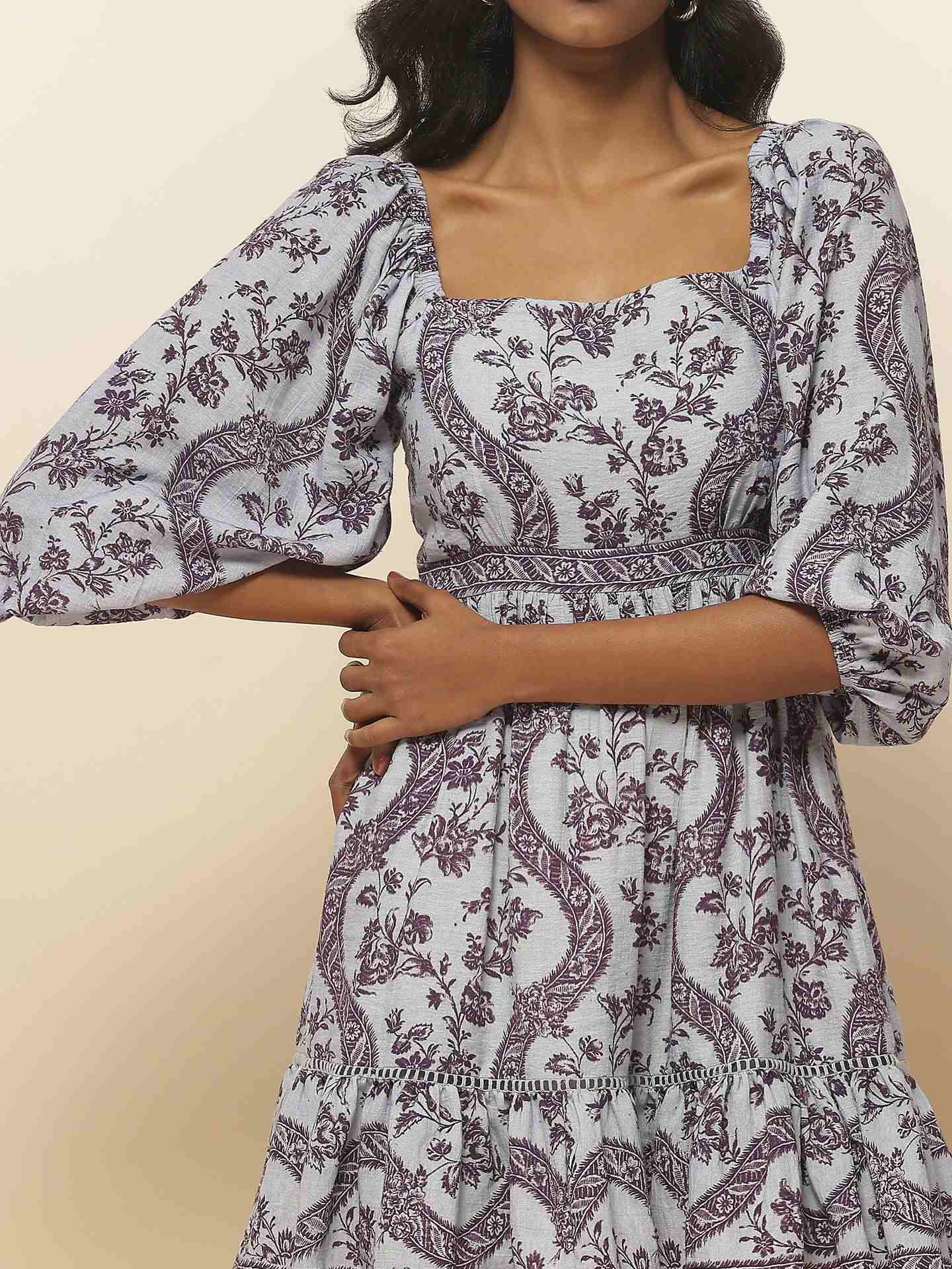 Blue Reverie Skater Dress