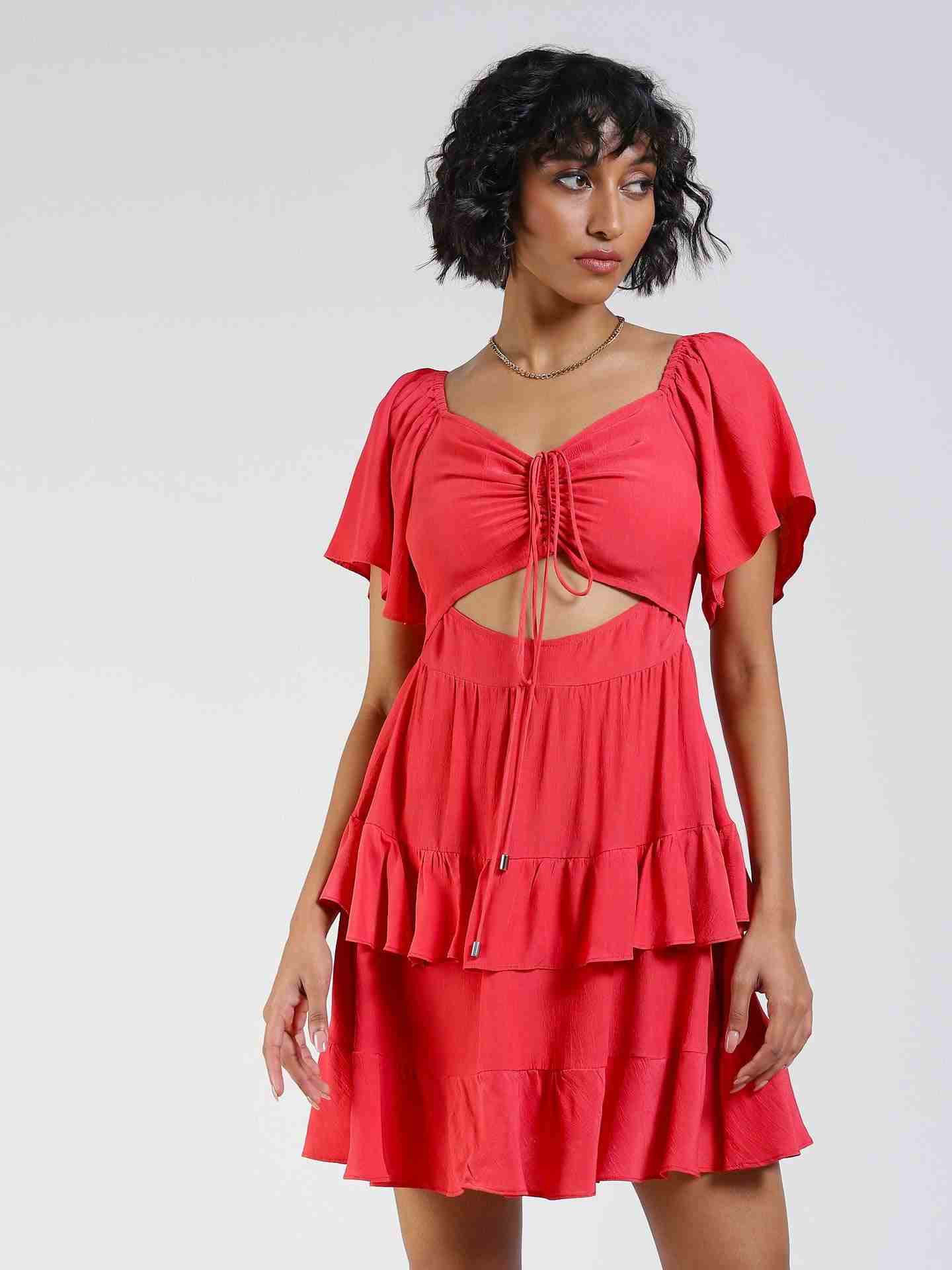 Coral Shea Dress