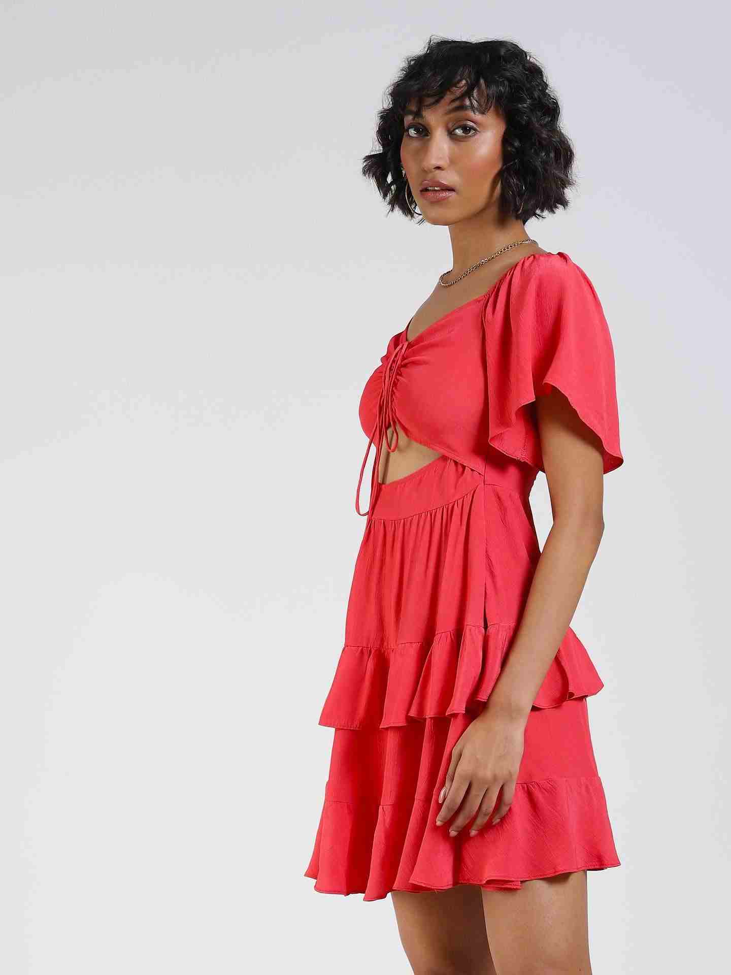 Coral Shea Dress