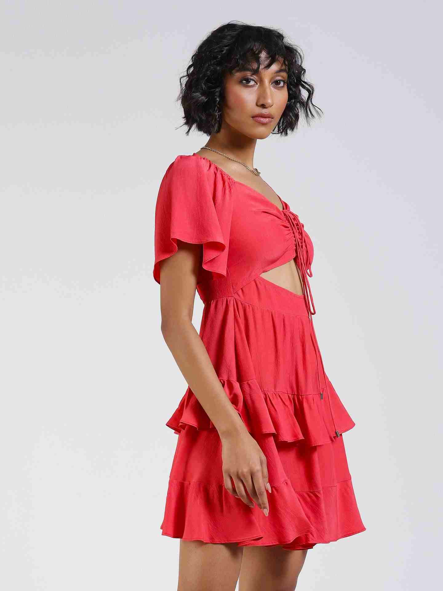 Coral Shea Dress