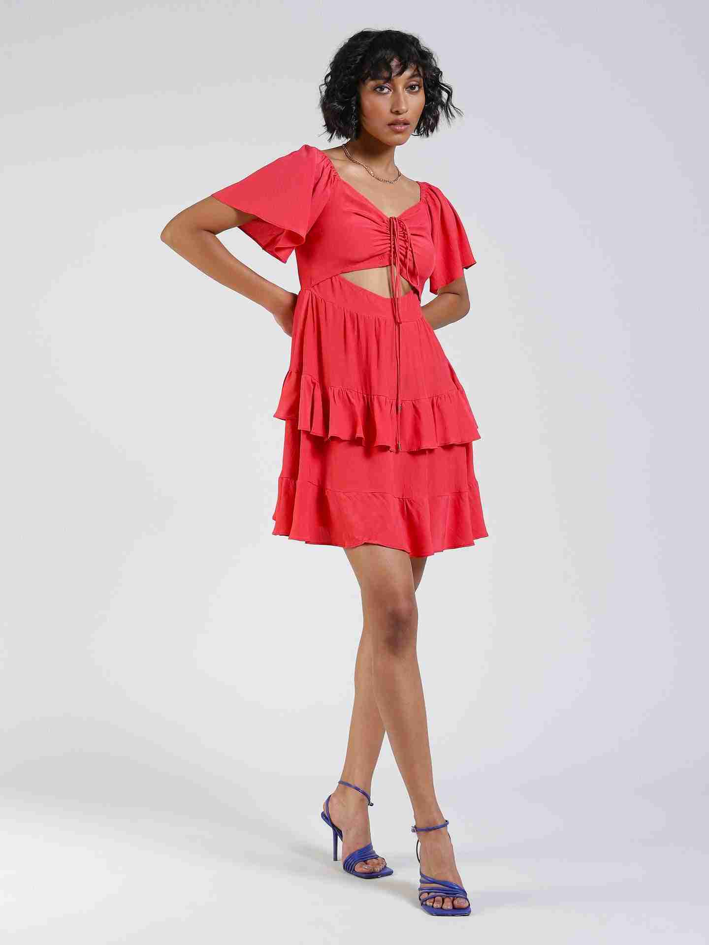 Coral Shea Dress