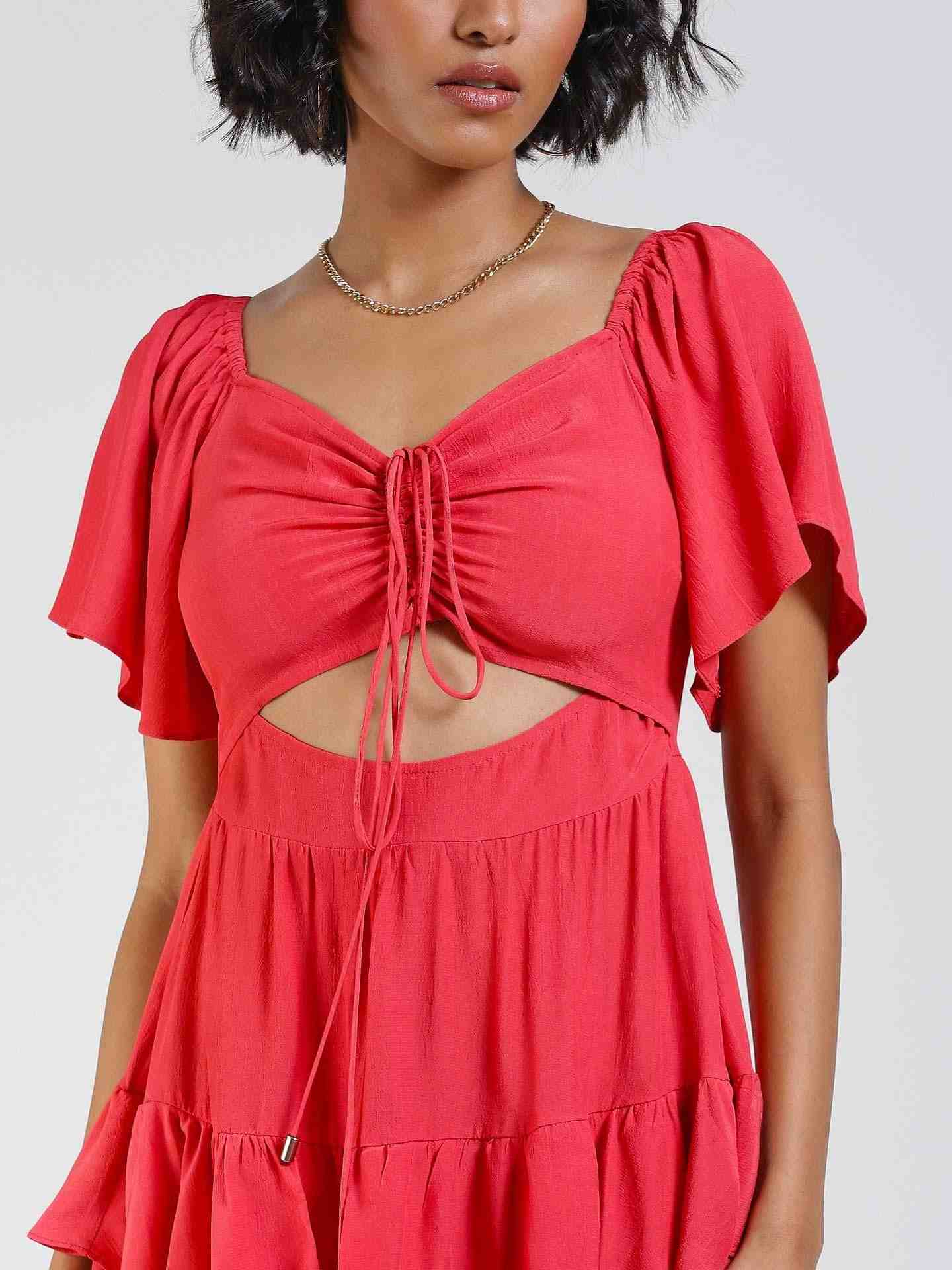 Coral Shea Dress