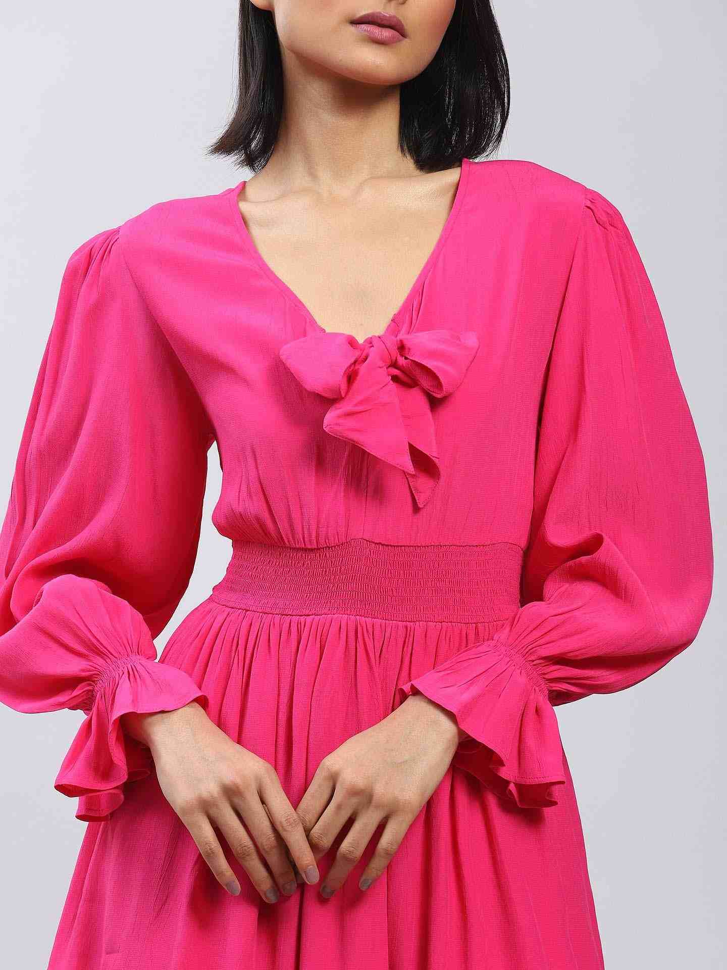 Fuchsia Gaudi Mosaic Skater Dress