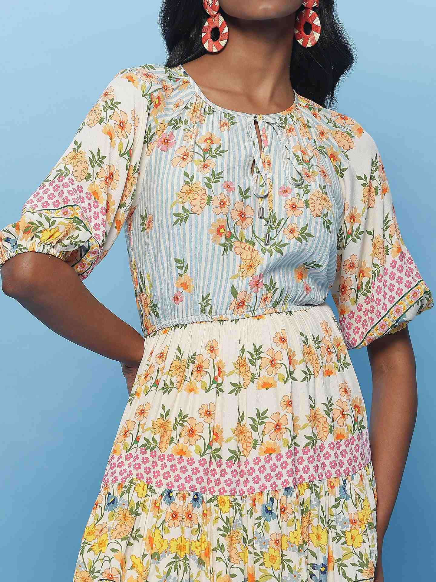 Ecru Tifanny Short Dress