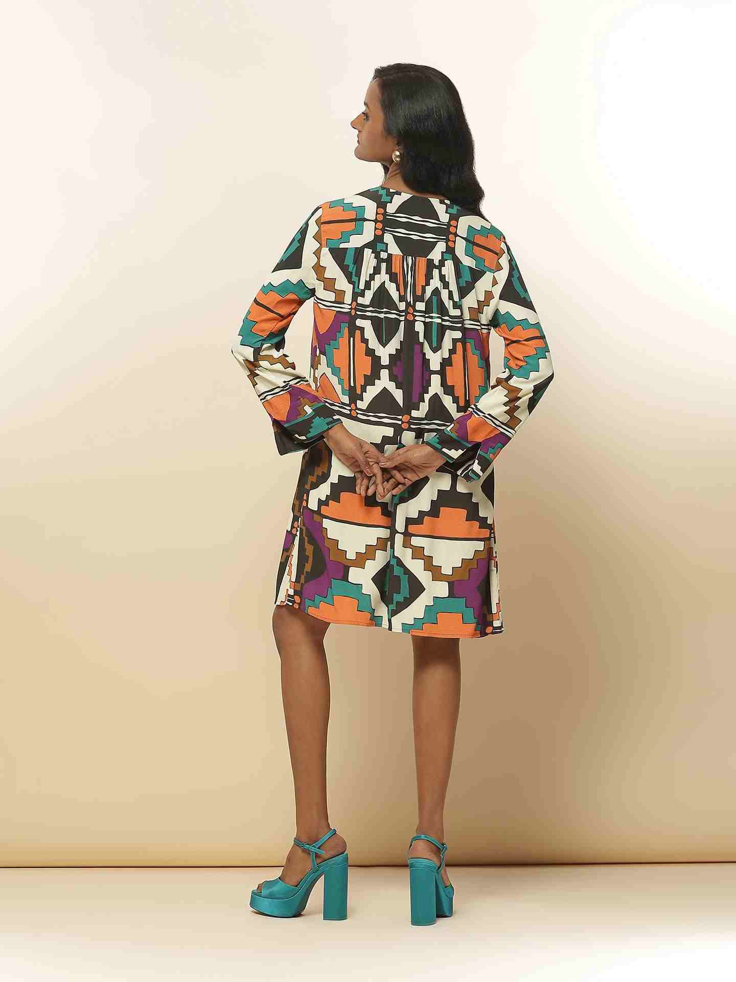 Black Juno Short Dress