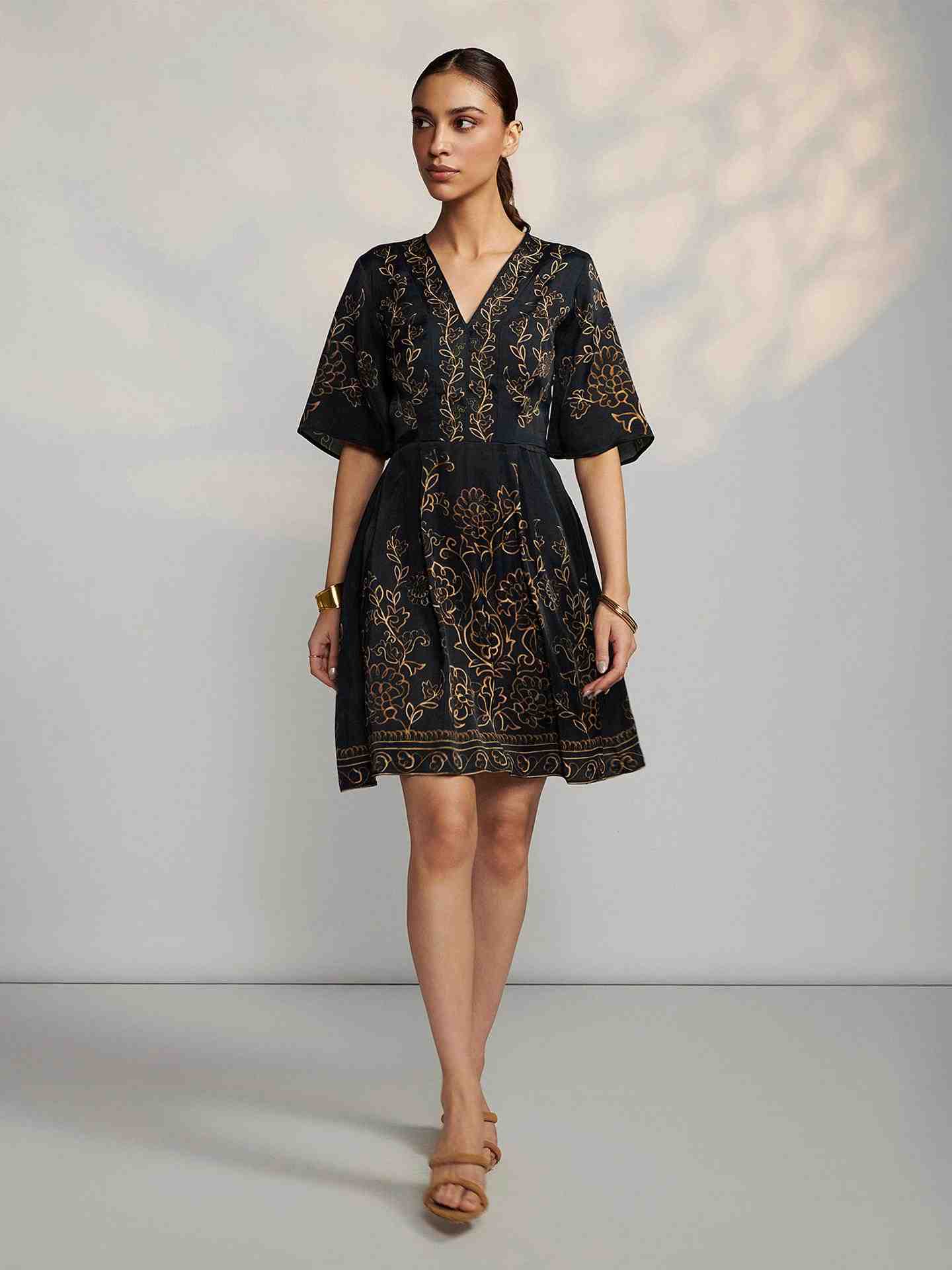 Black Marce Short Dress
