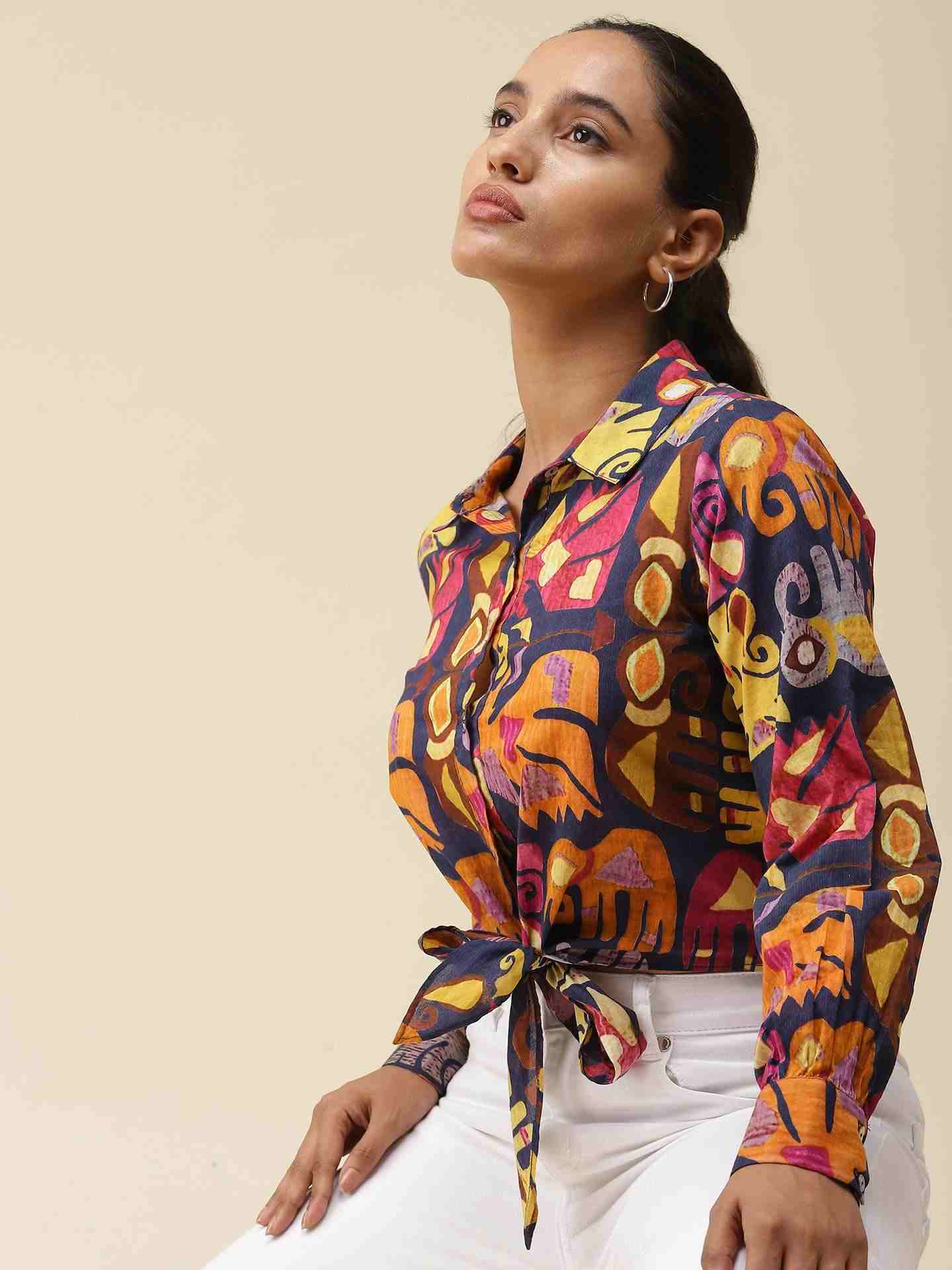 Navy Baani Shirt