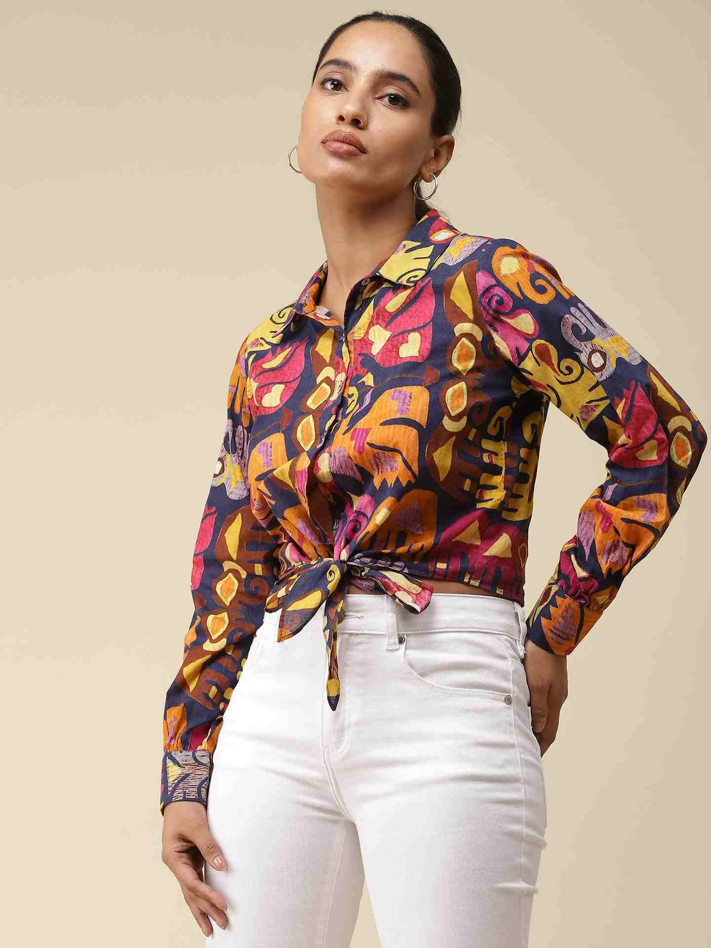 Navy Baani Shirt
