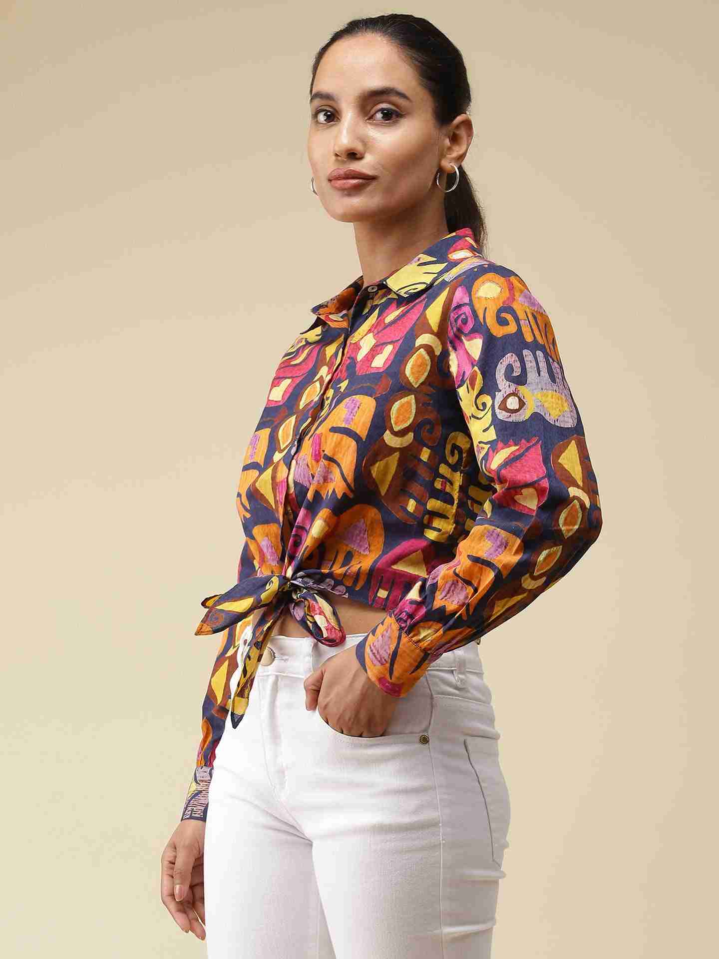 Navy Baani Shirt