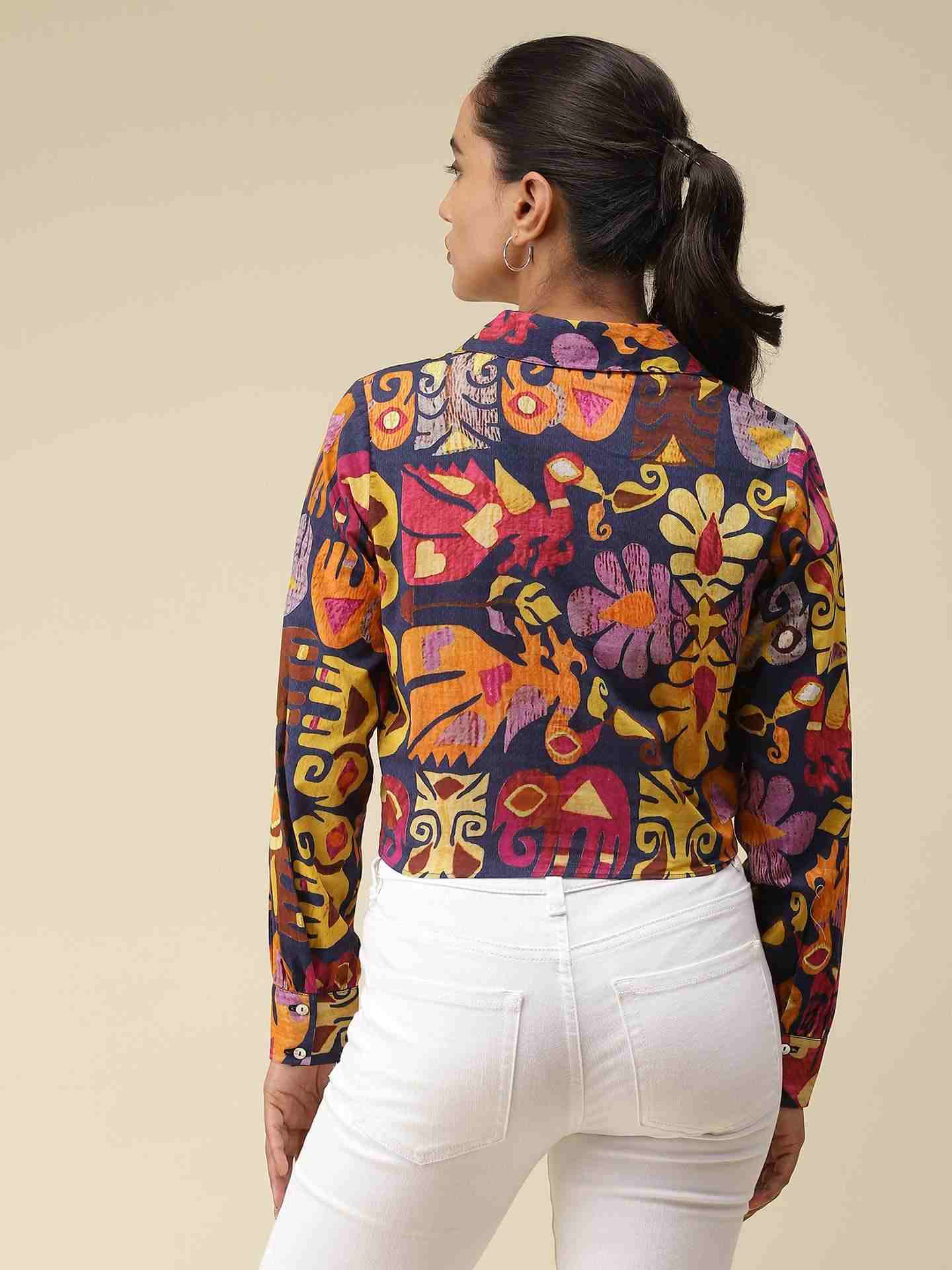 Navy Baani Shirt