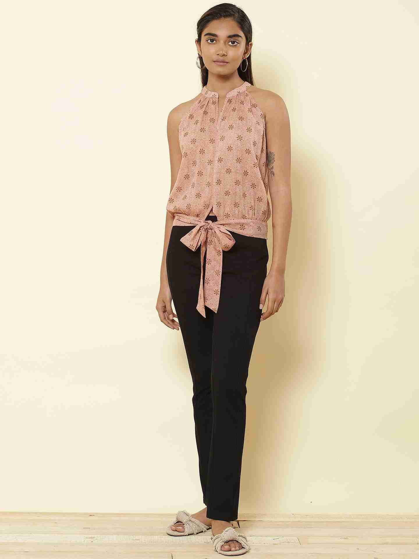 Brown Fashion Flair Shirt