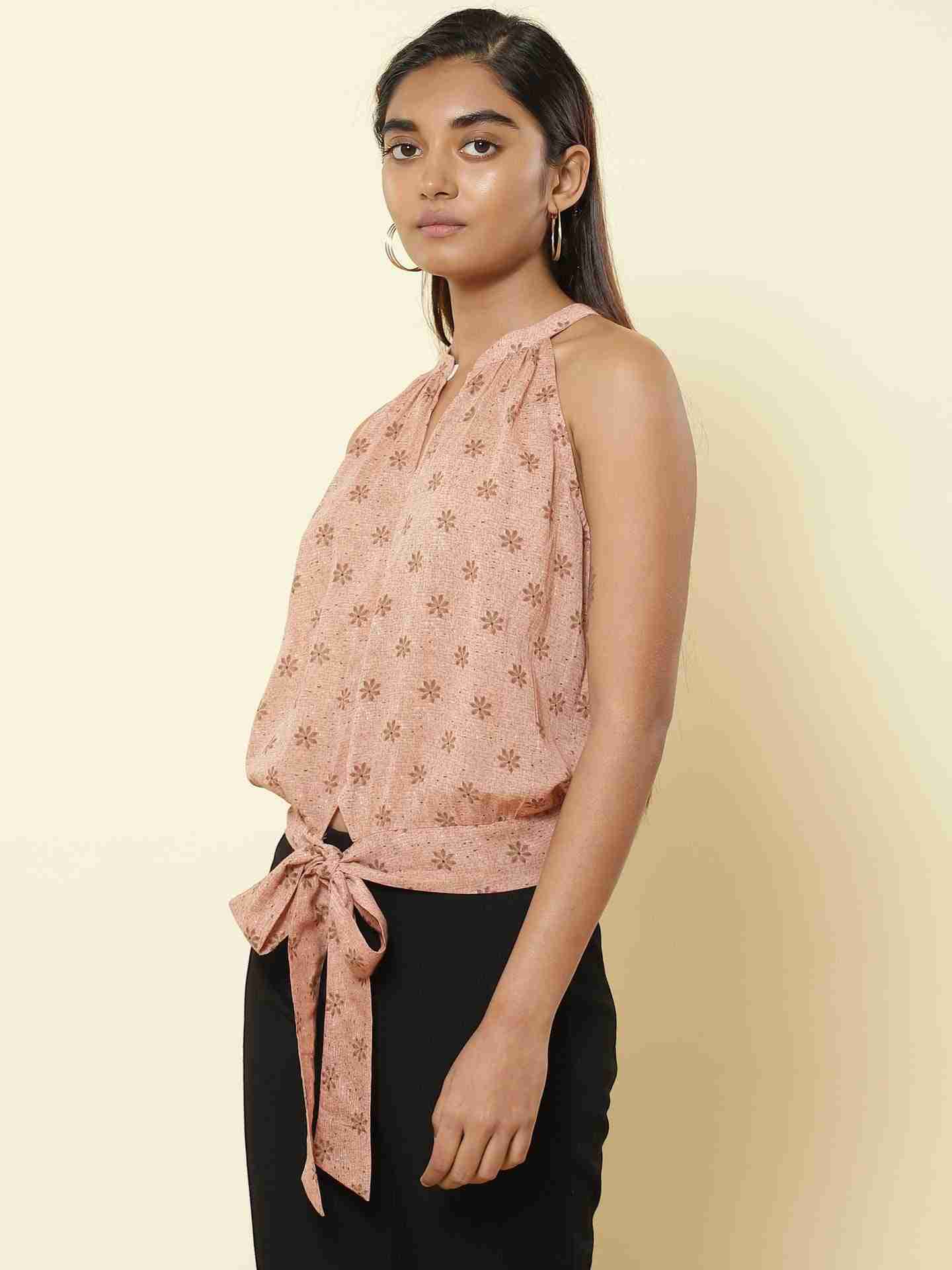 Brown Fashion Flair Shirt