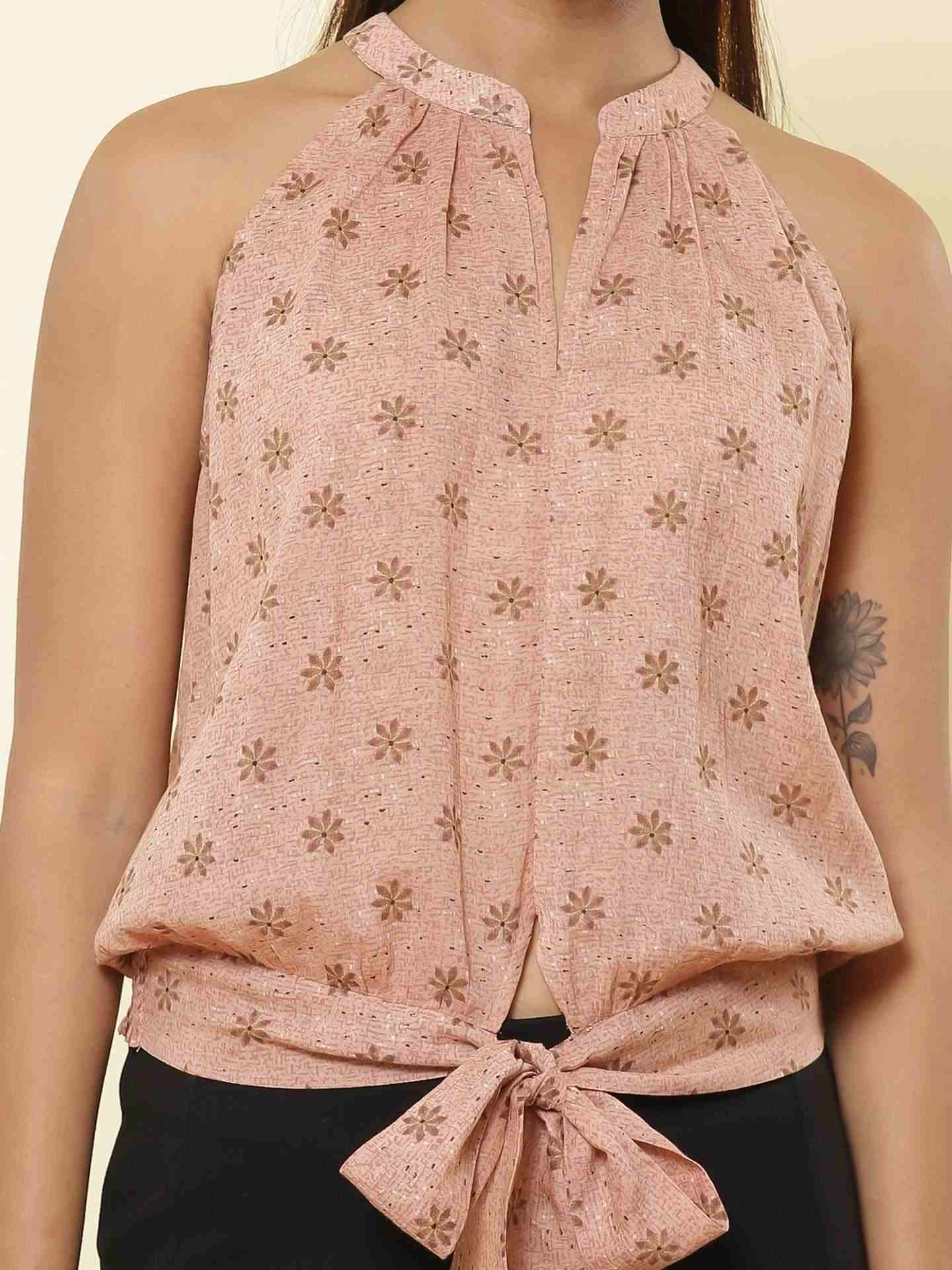 Brown Fashion Flair Shirt