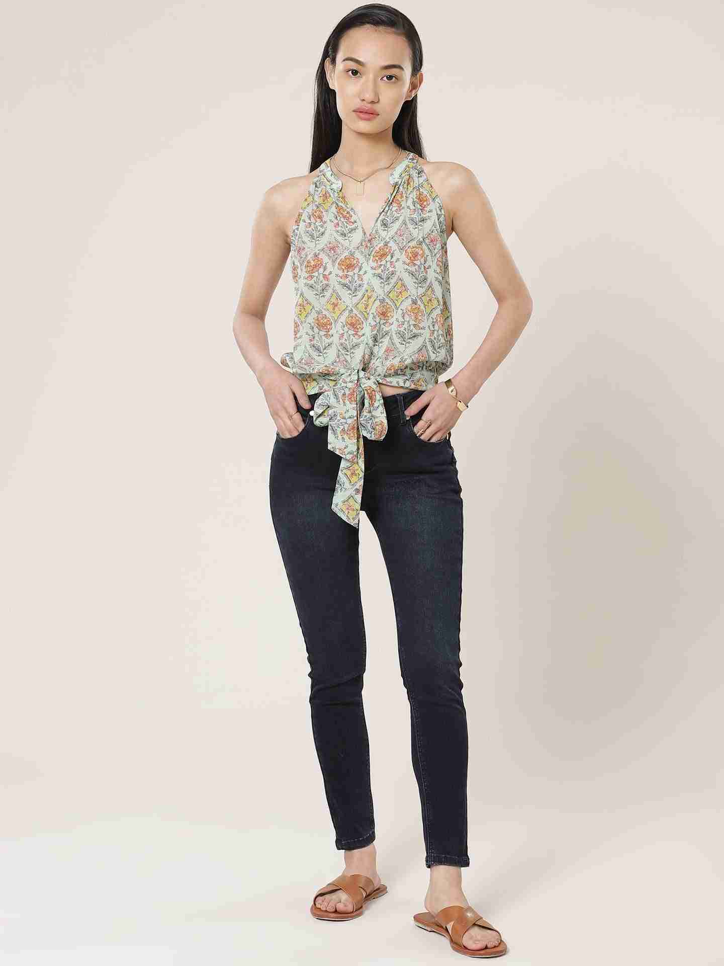 Mint Green Fashion Flair Shirt