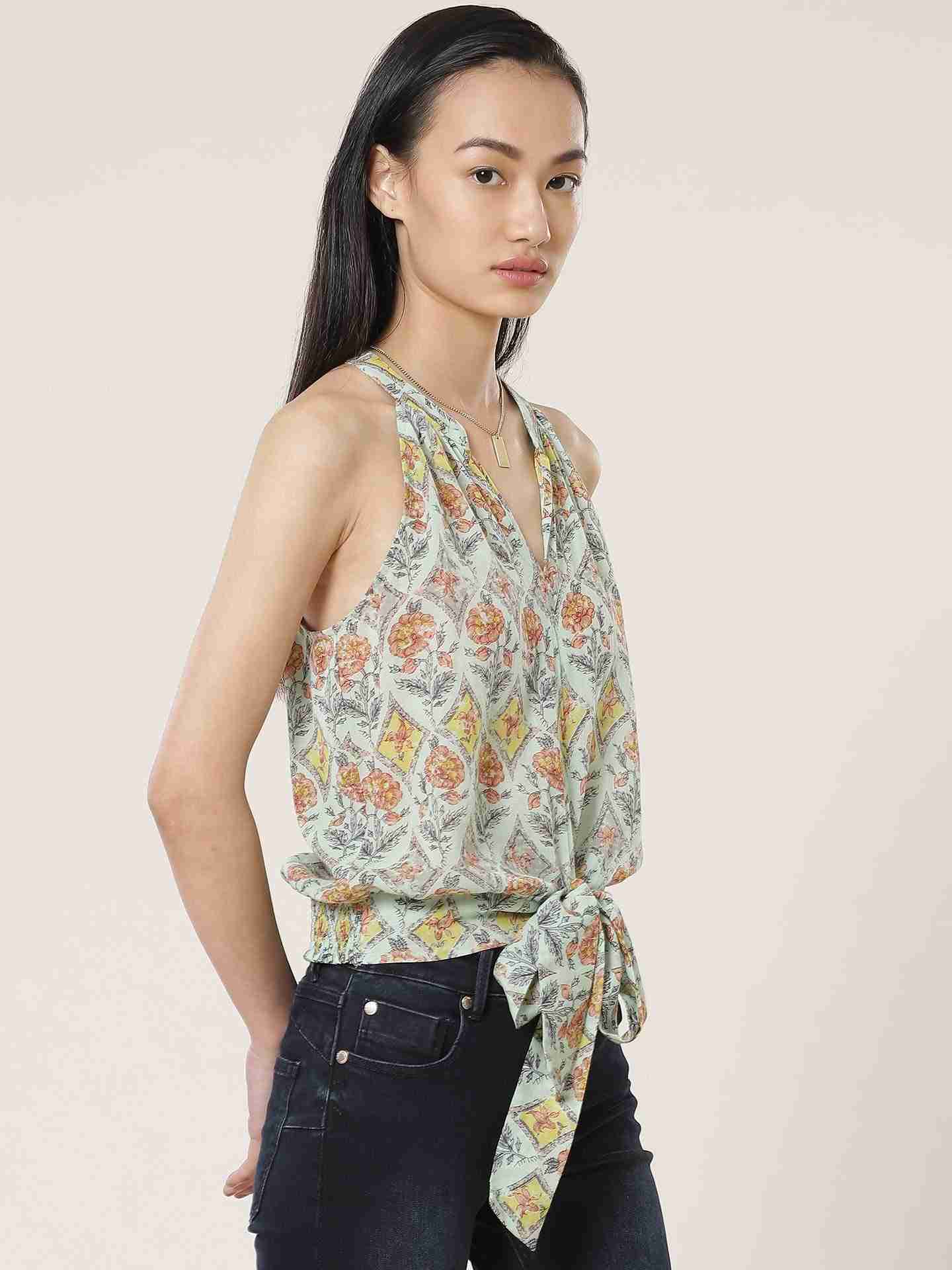 Mint Green Fashion Flair Shirt