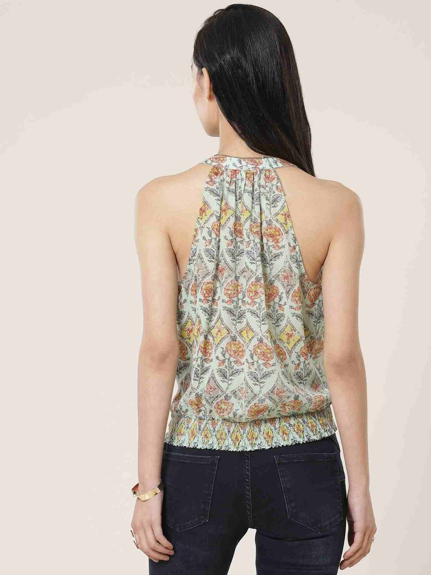 Mint Green Fashion Flair Shirt