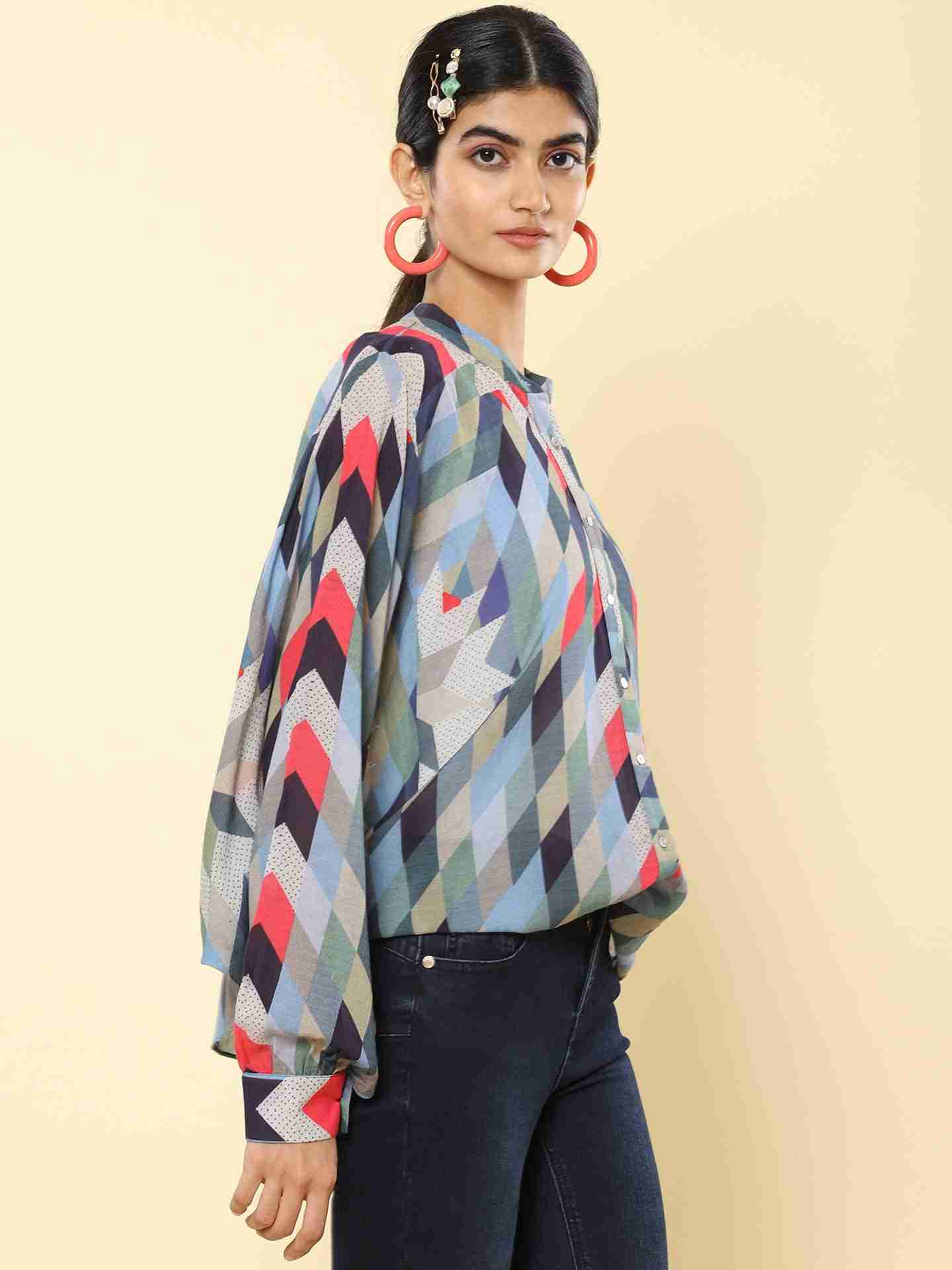 Blue Princess Shamiyana Shirt