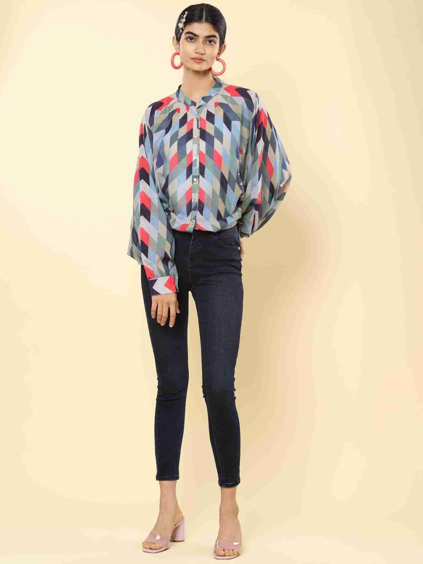 Blue Princess Shamiyana Shirt