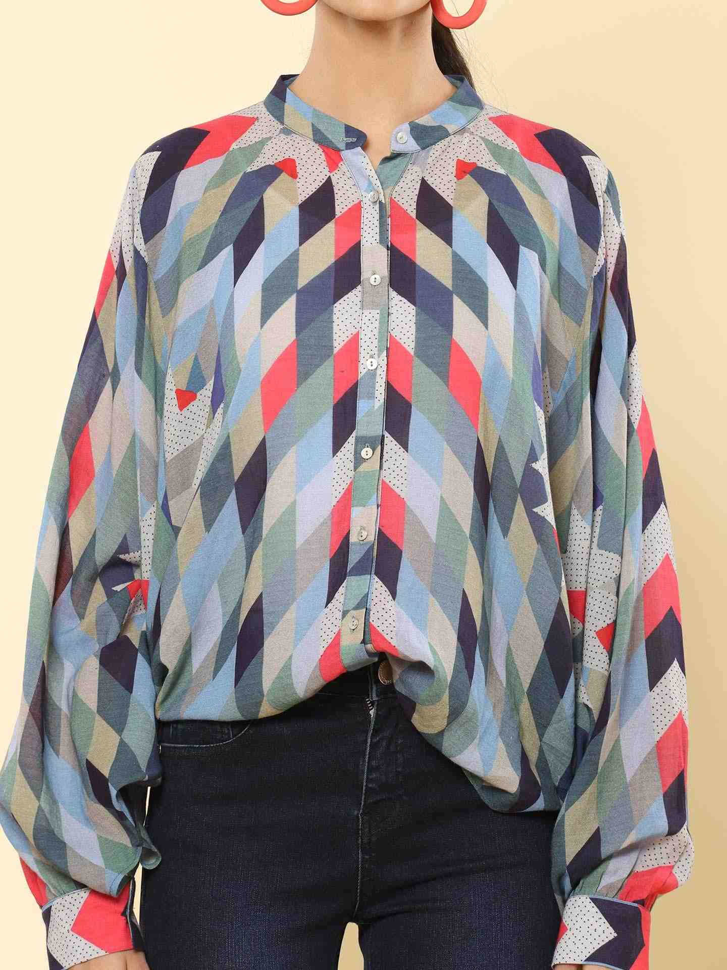 Blue Princess Shamiyana Shirt