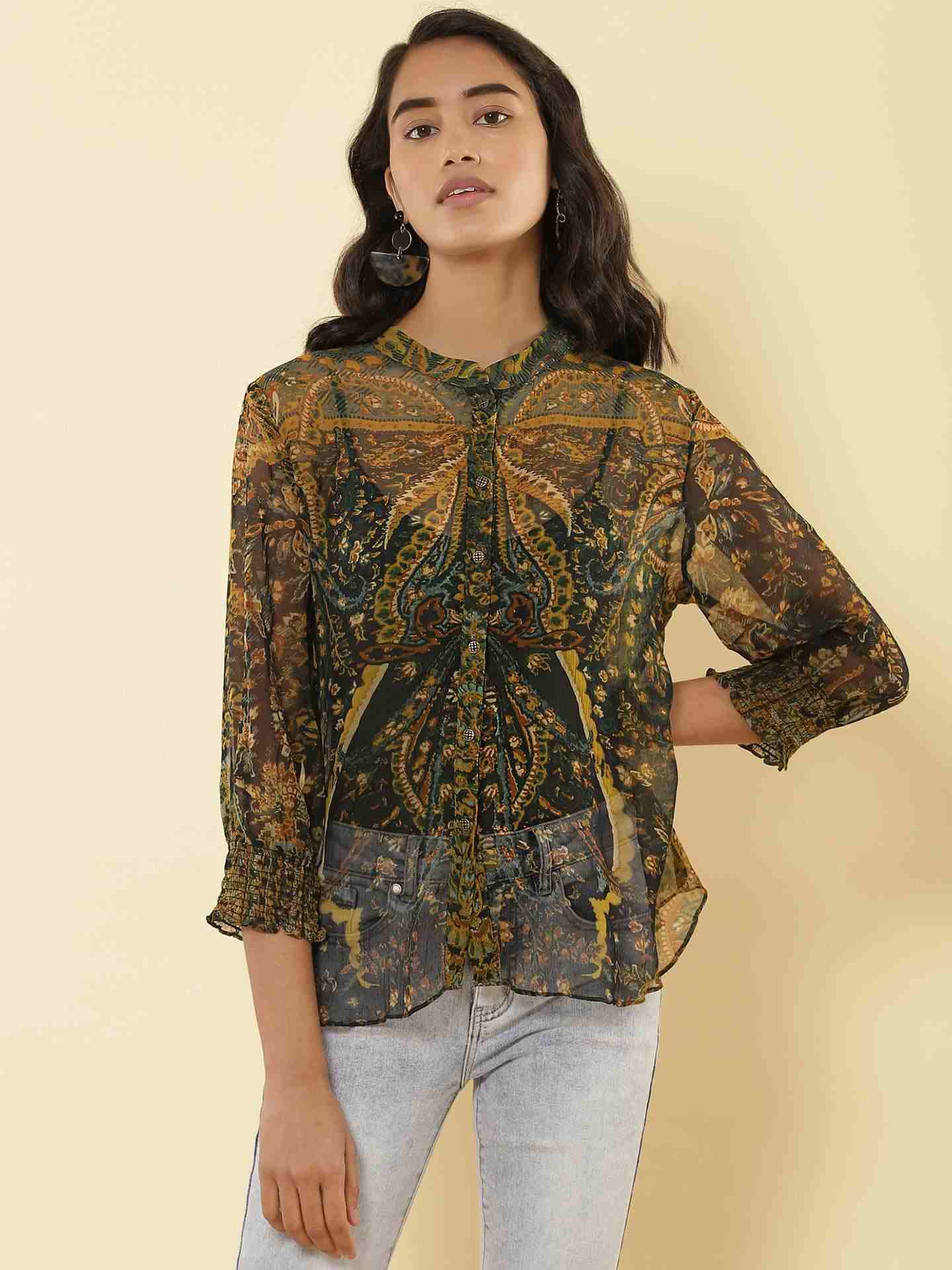 Green Haisey Paisley Shirt