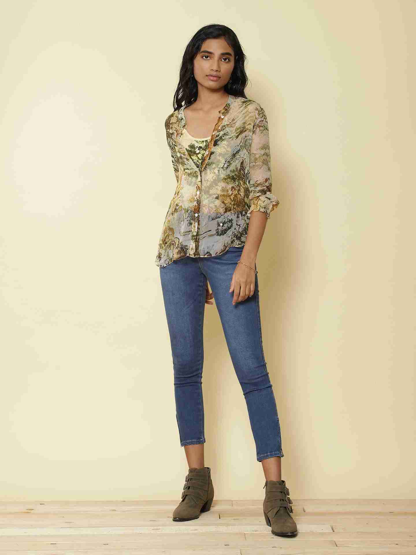 Beige Safari Shirt