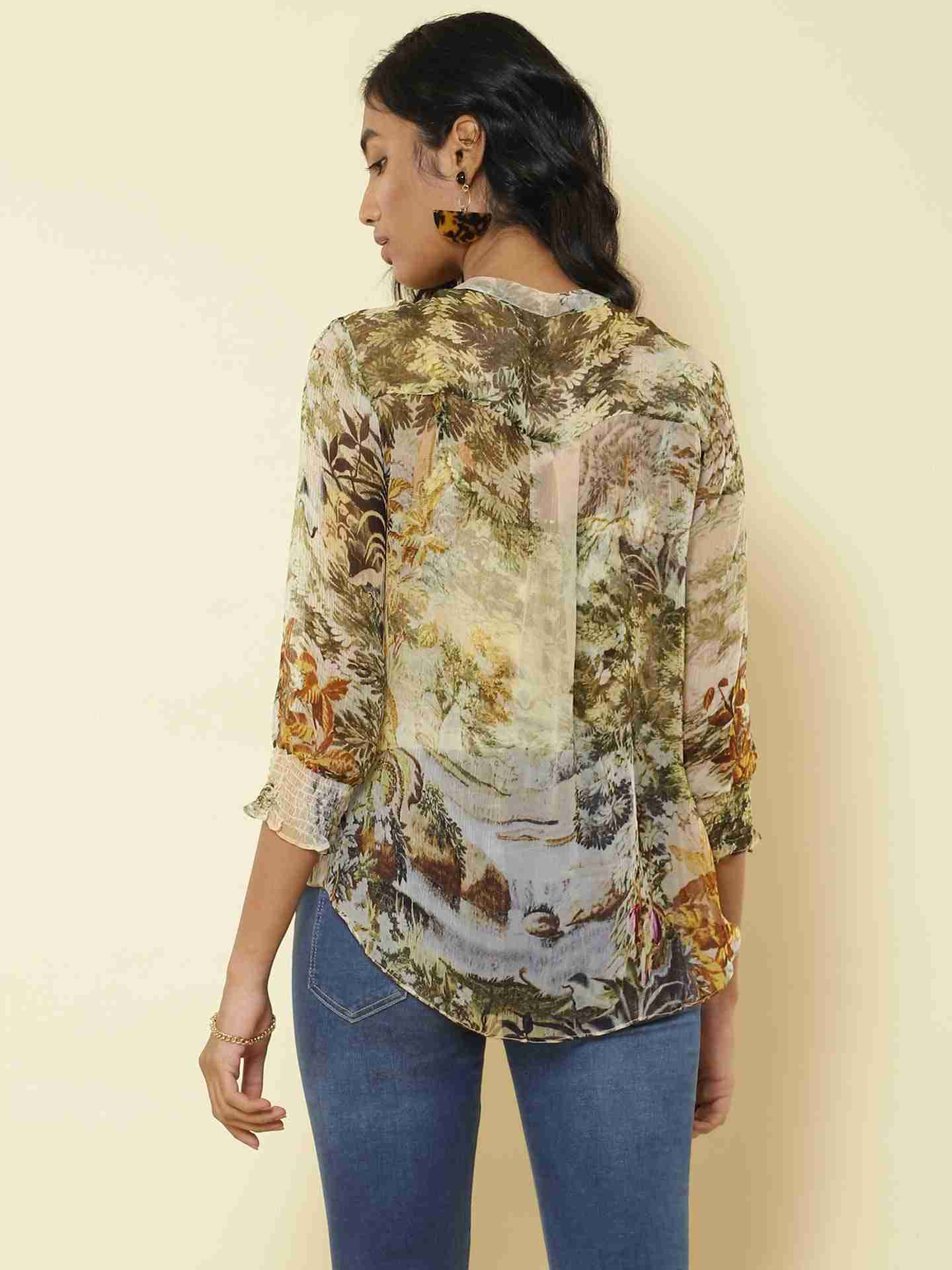 Beige Safari Shirt