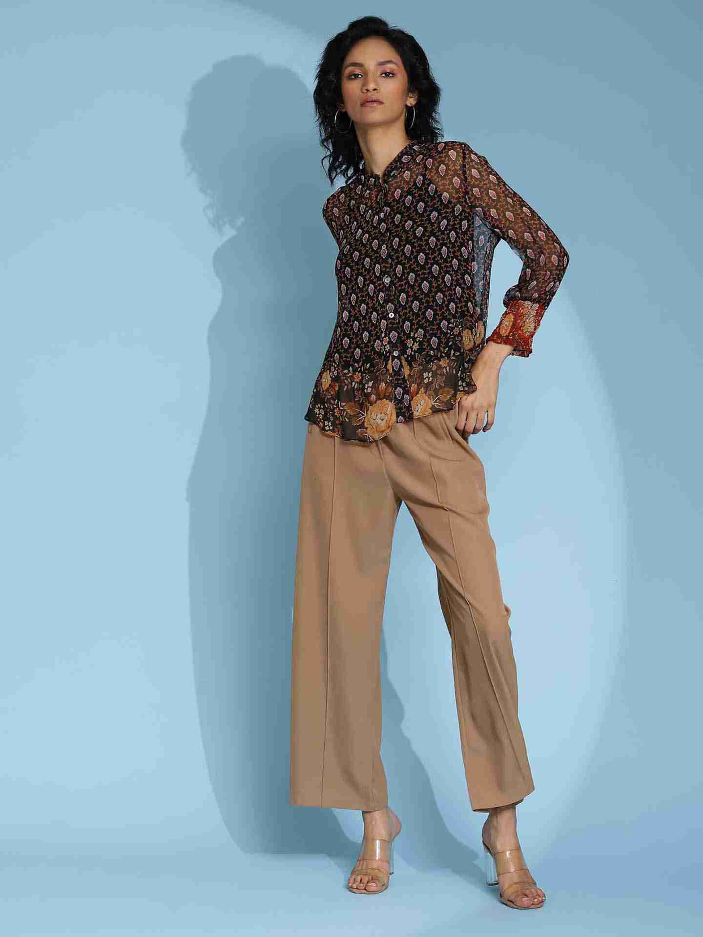 Black Provencal Shirt