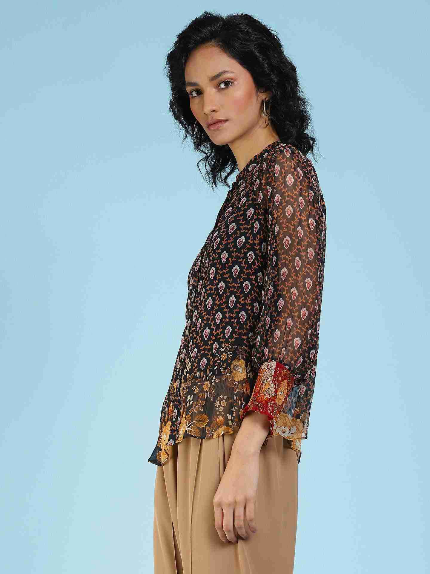 Black Provencal Shirt