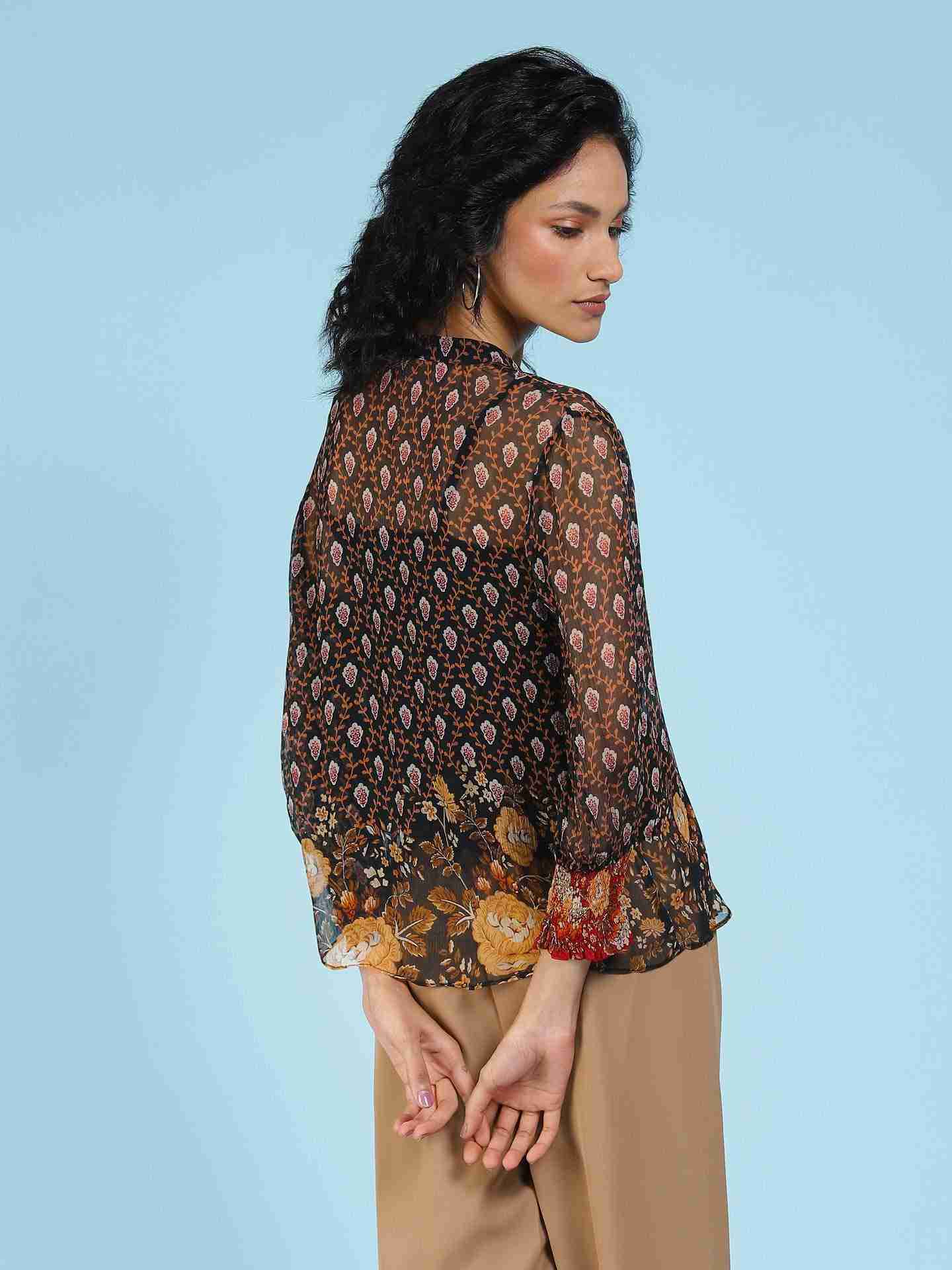 Black Provencal Shirt