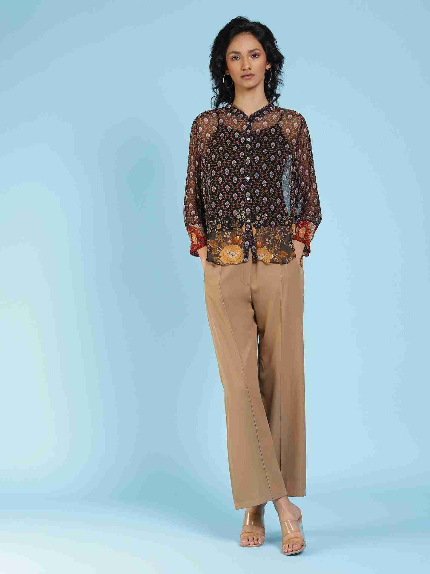 Black Provencal Shirt