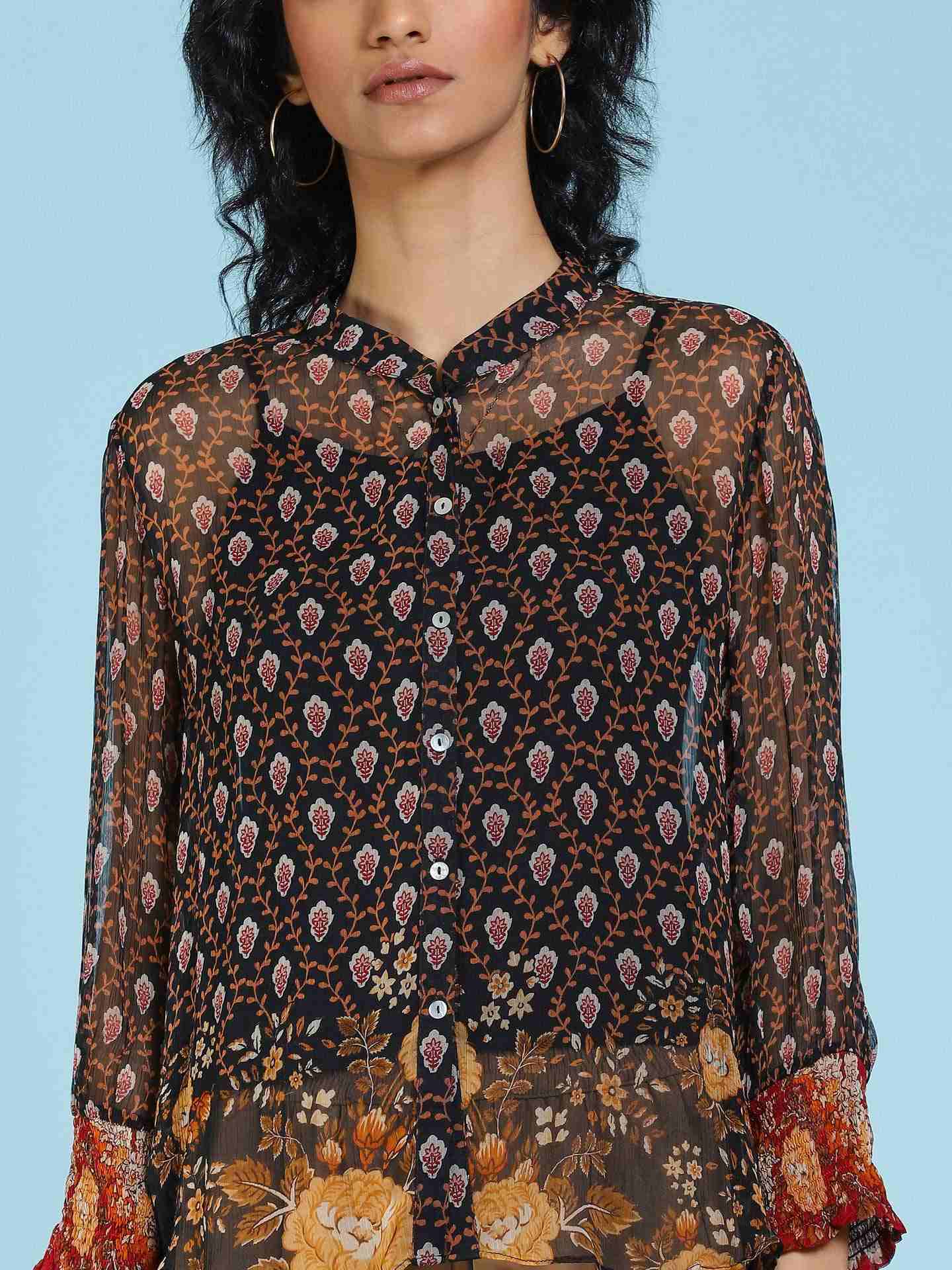 Black Provencal Shirt