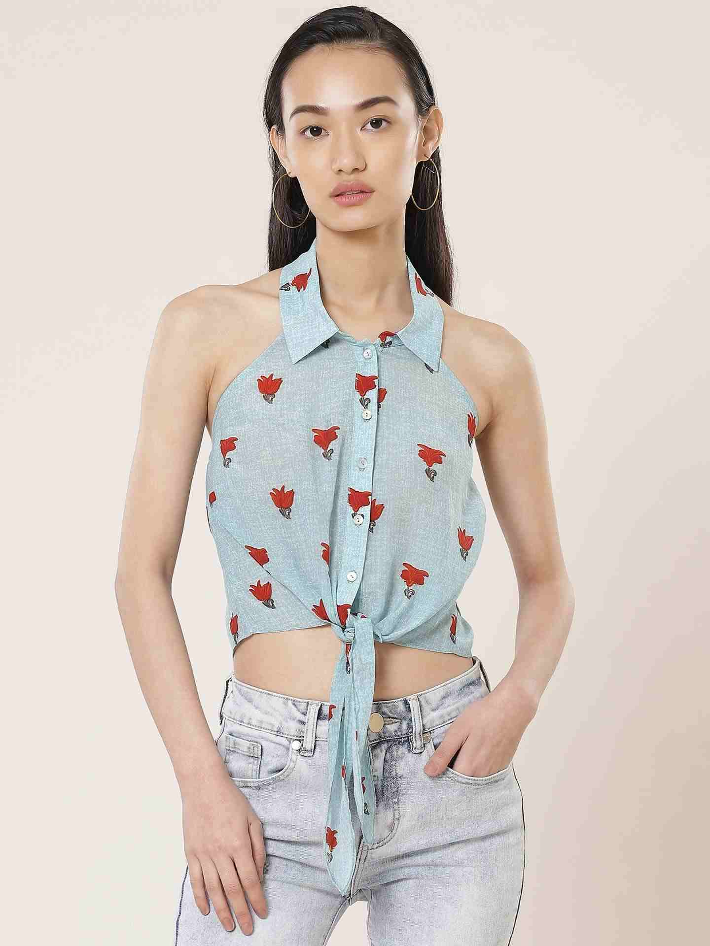 Blue Fashion Flair Shirt