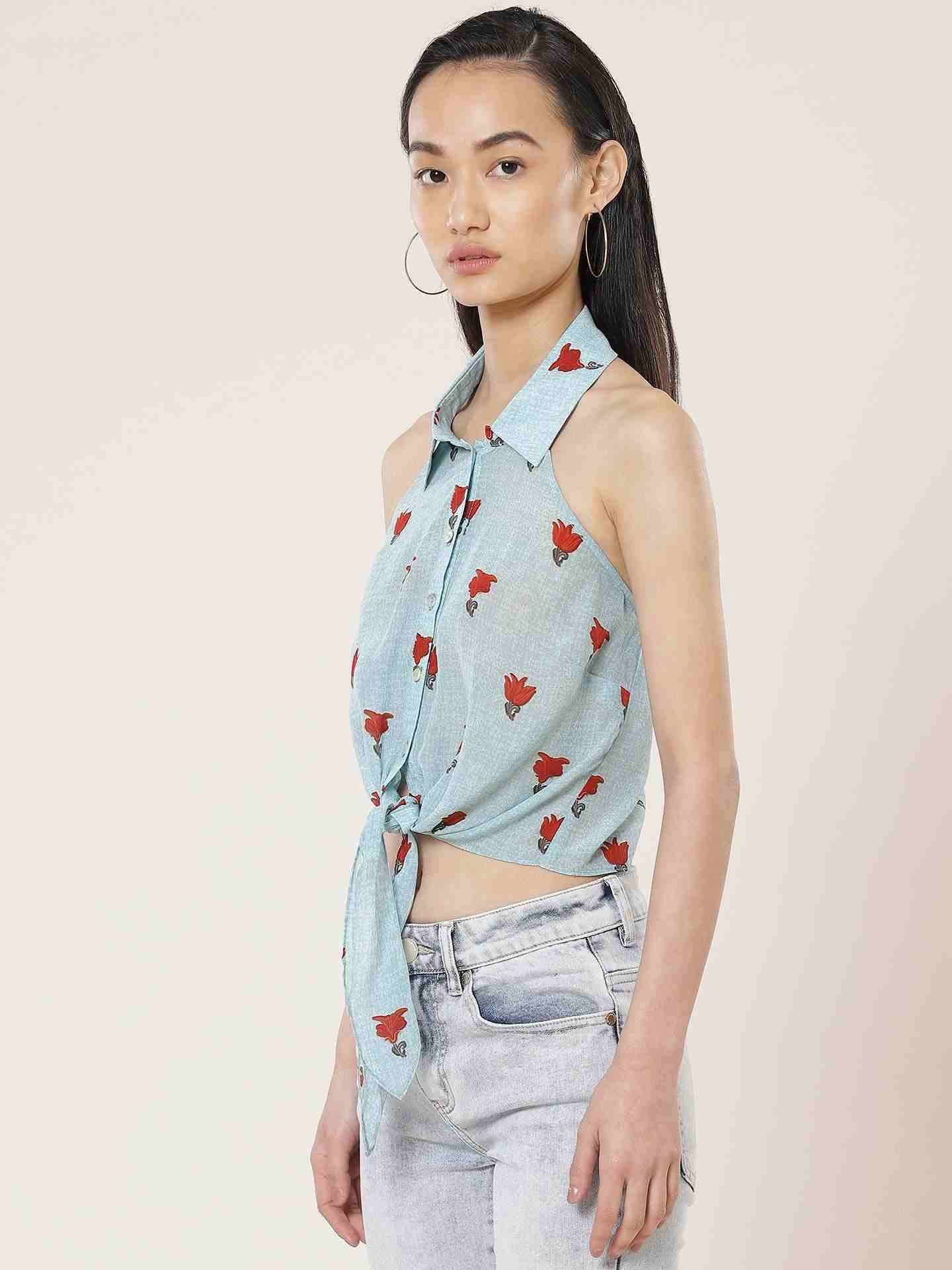 Blue Fashion Flair Shirt