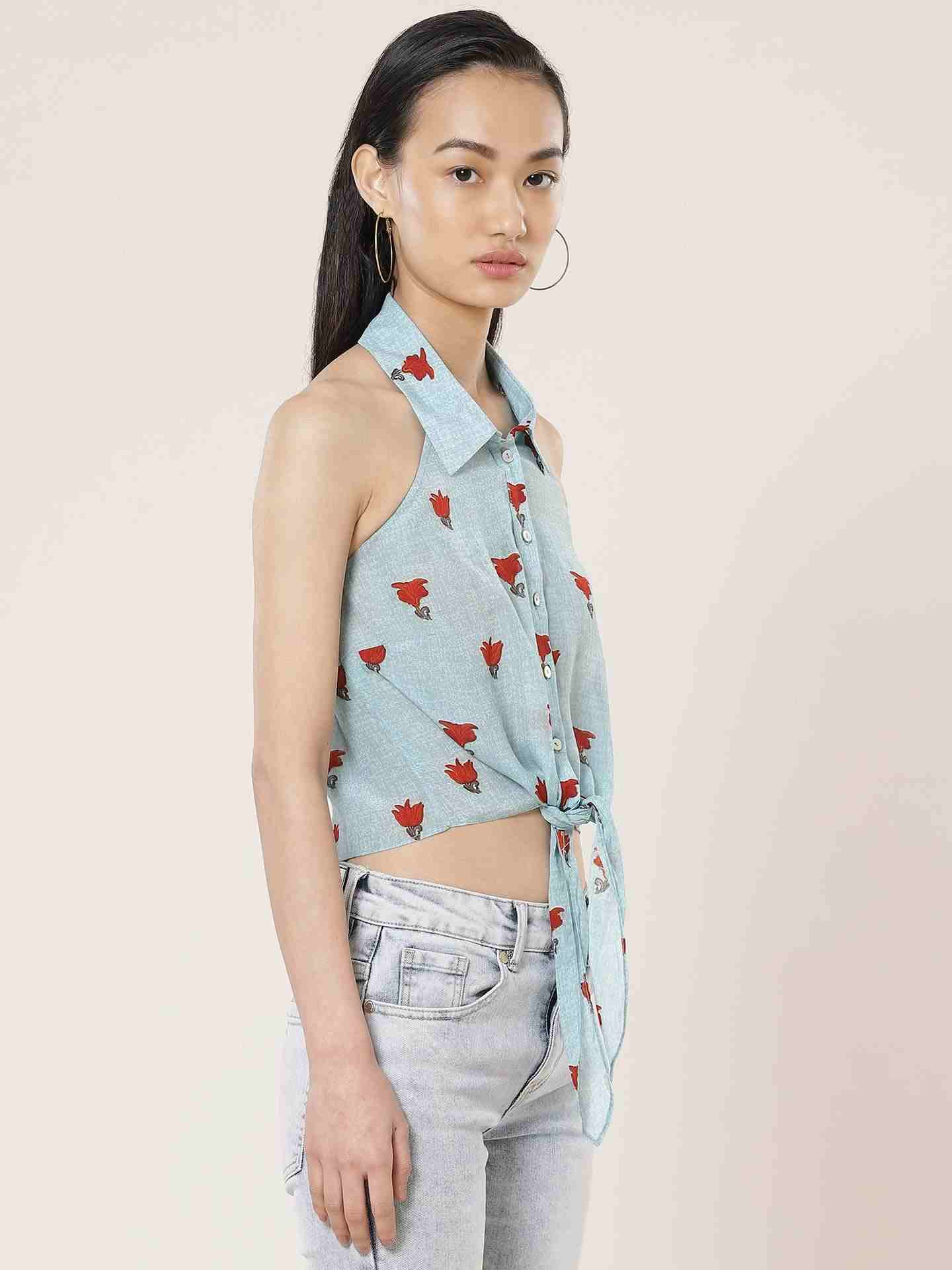 Blue Fashion Flair Shirt