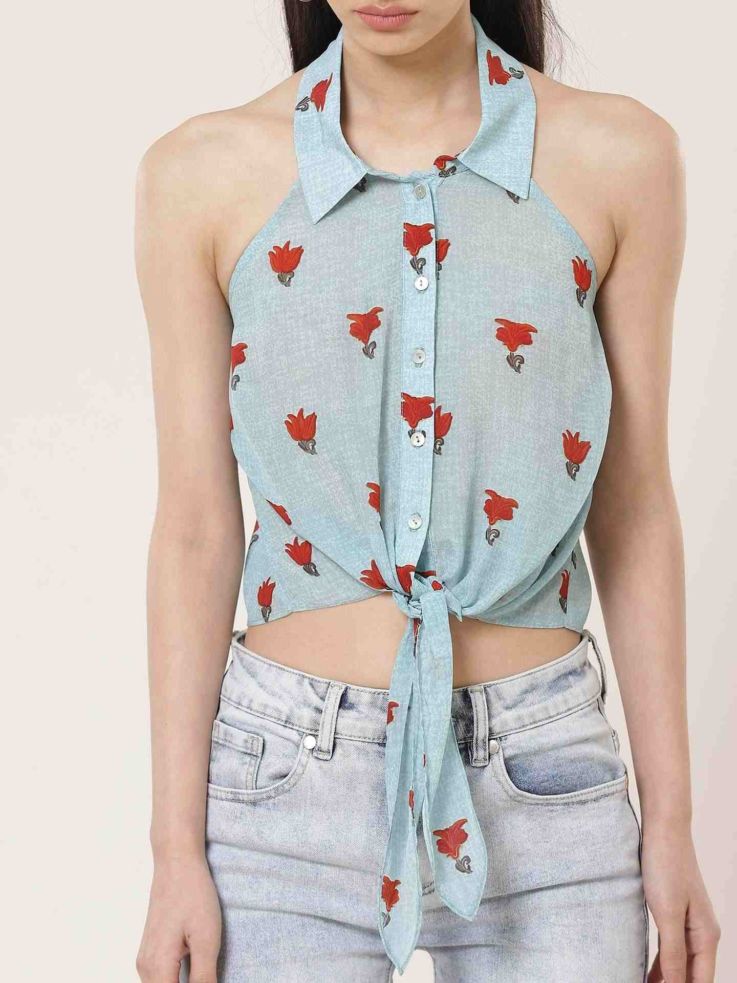 Blue Fashion Flair Shirt