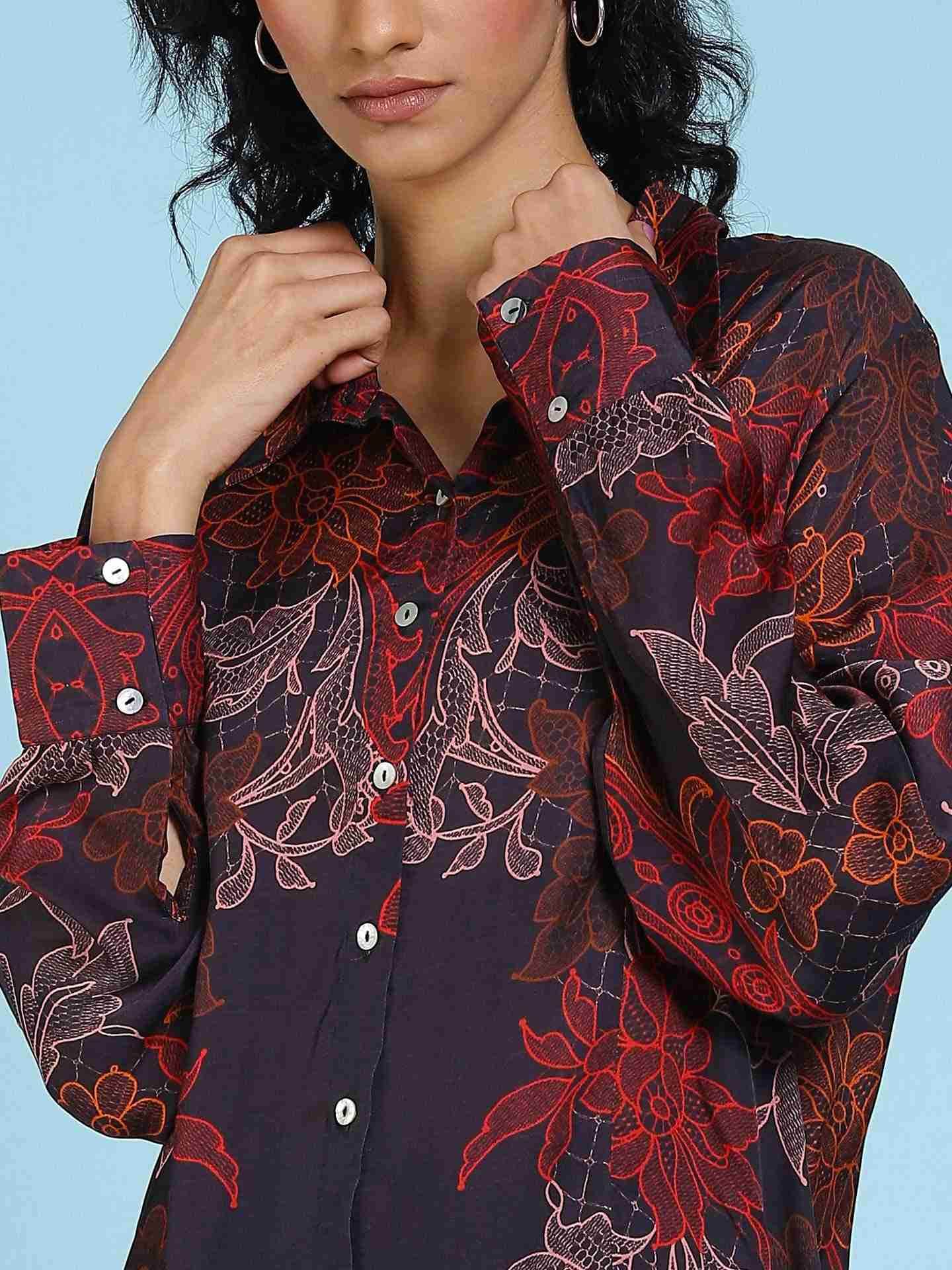 Black Daphne Shirt