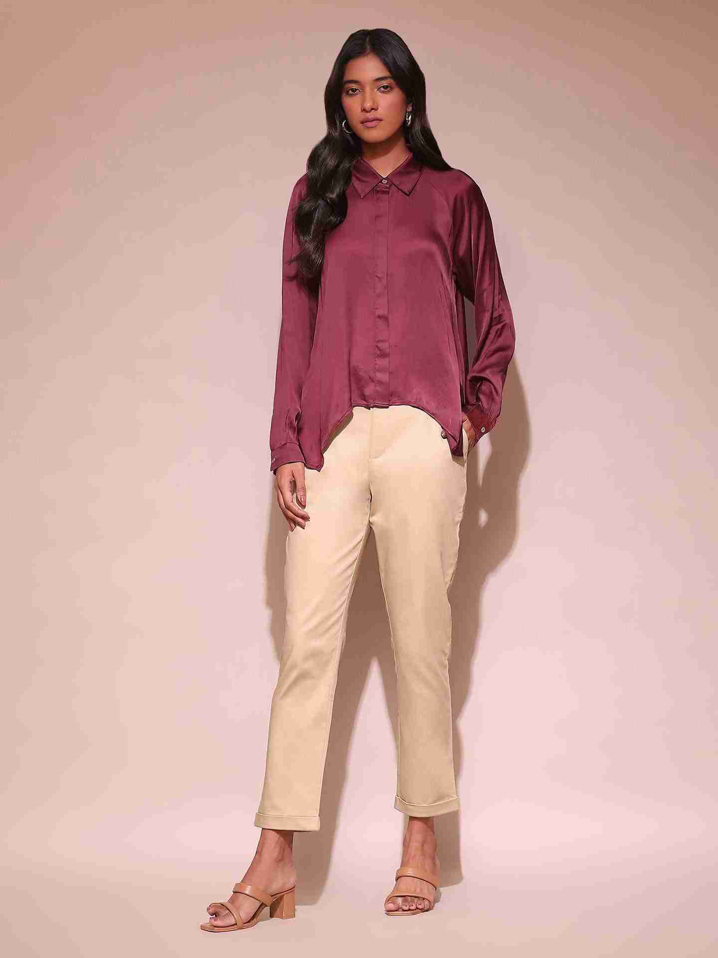 Burgundy Glay Shirt