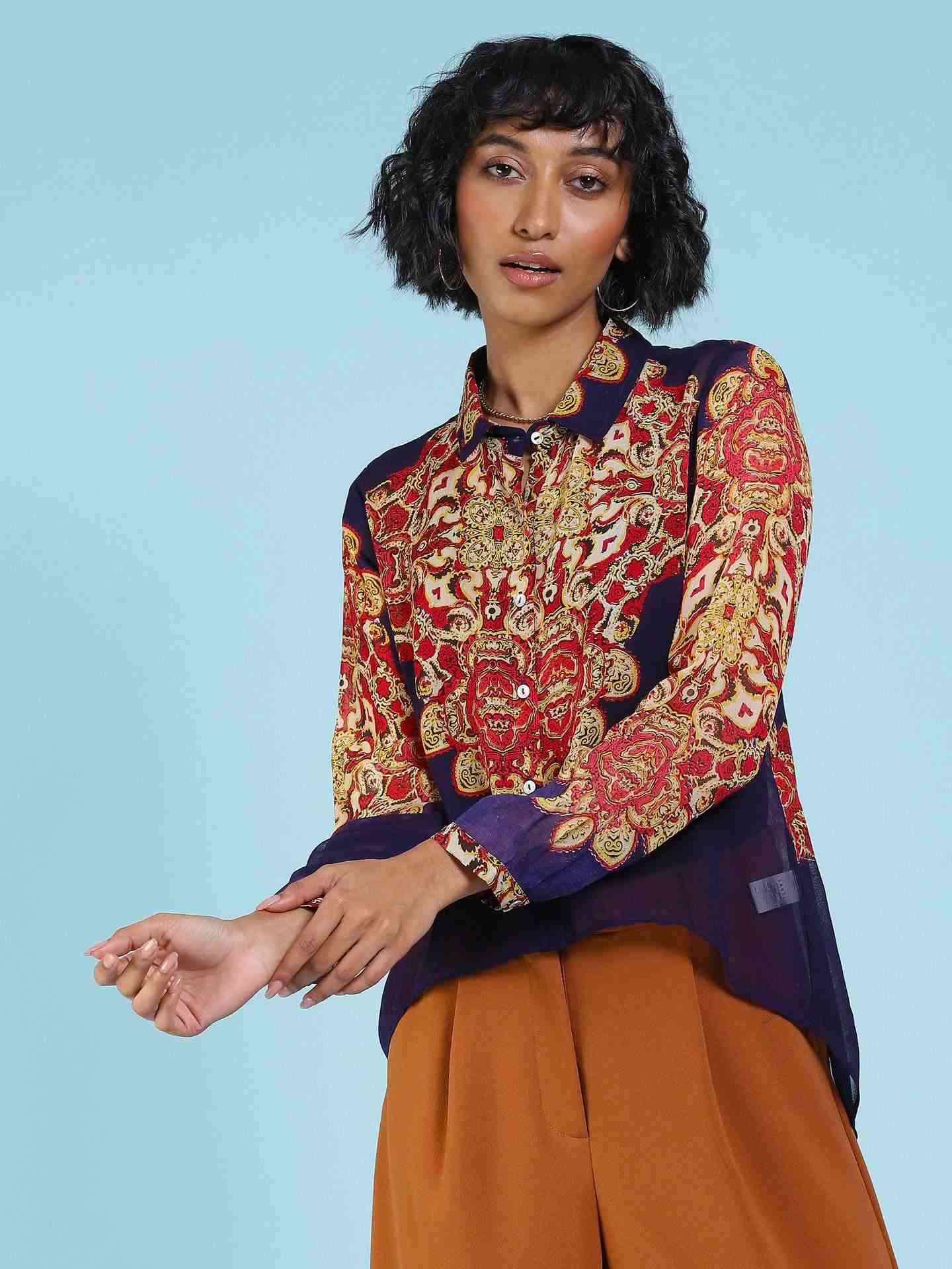 Navy Jade Shirt