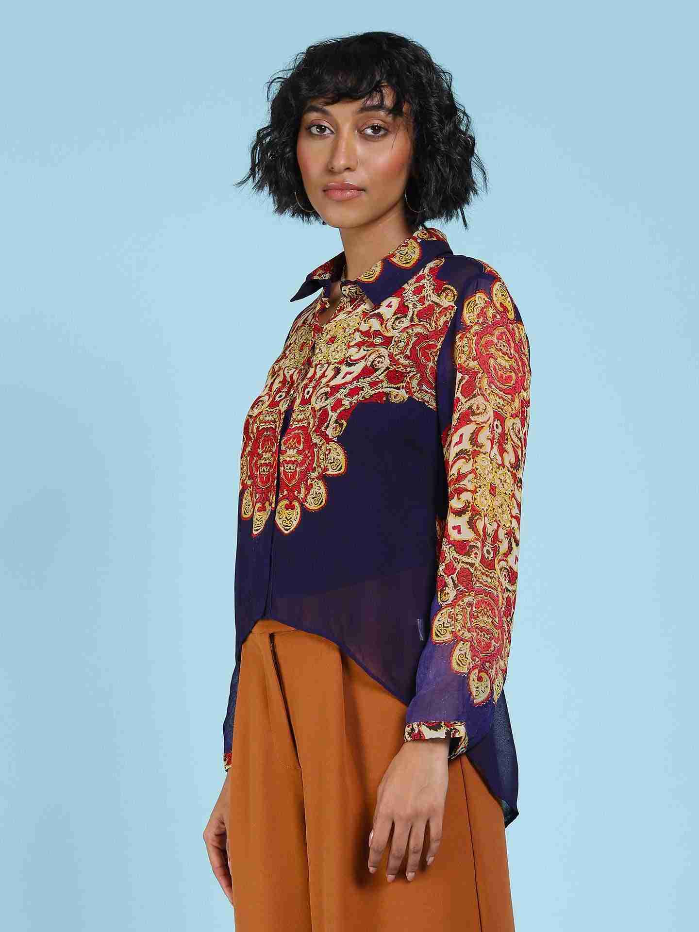 Navy Jade Shirt