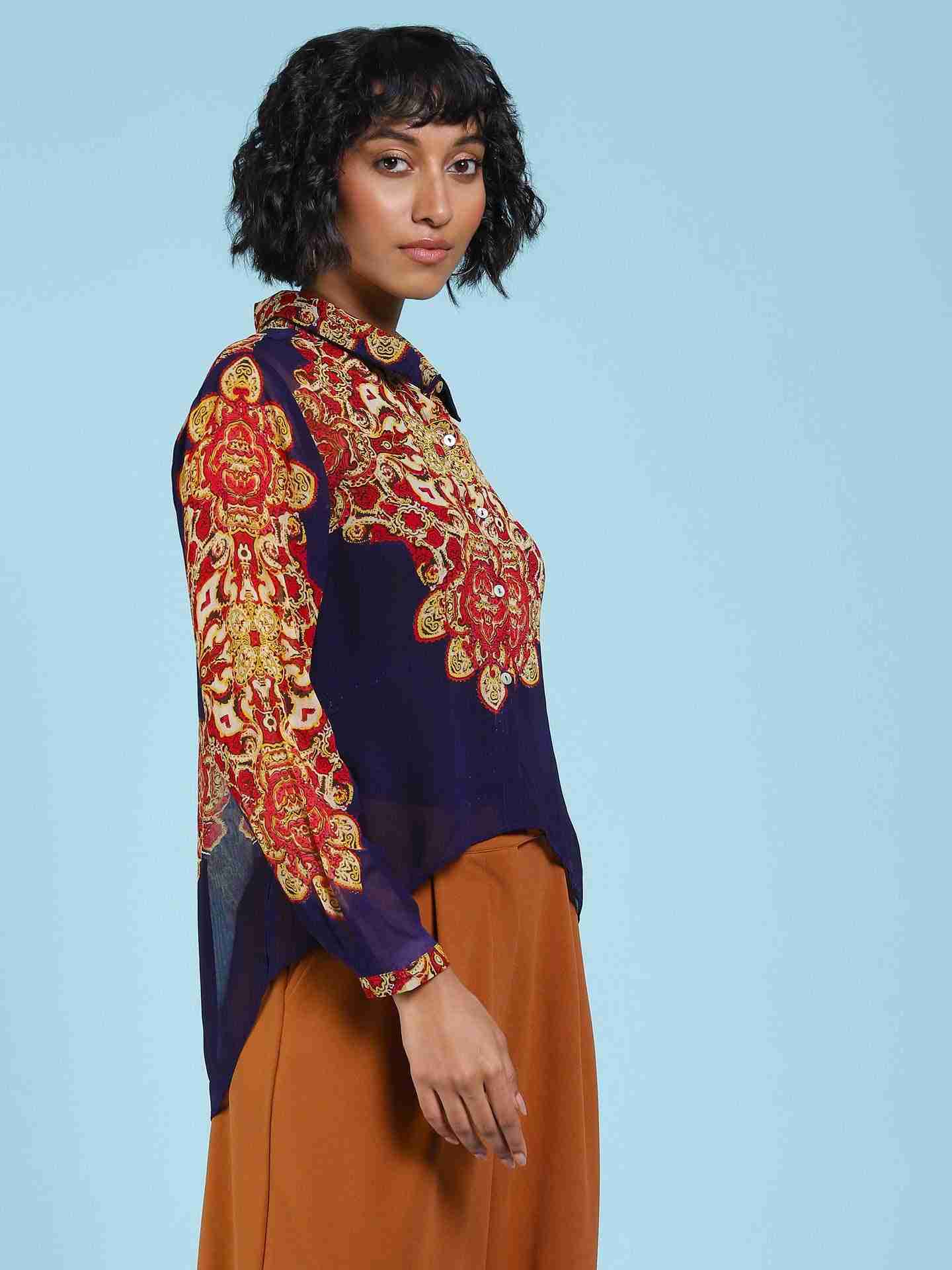 Navy Jade Shirt