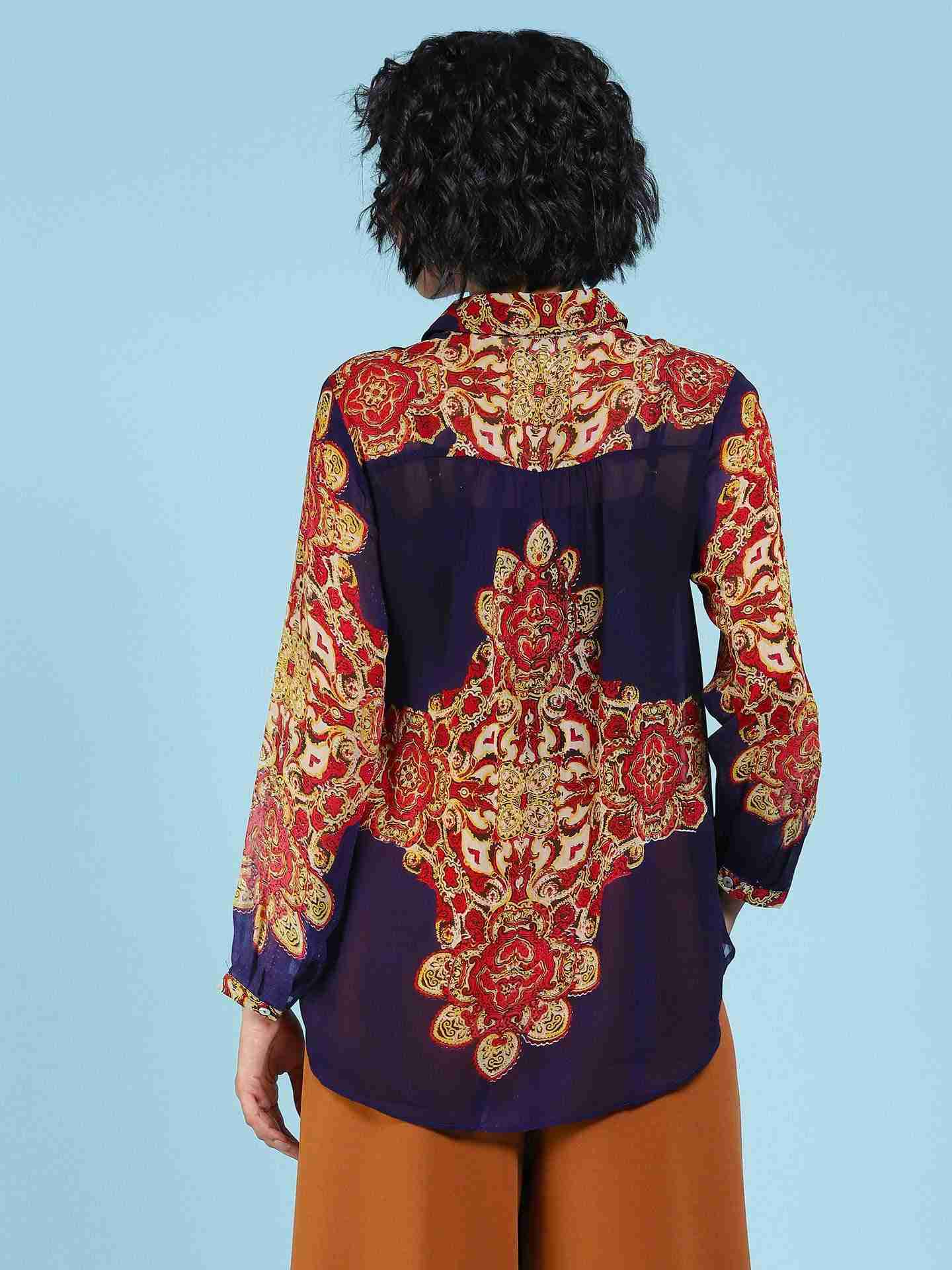 Navy Jade Shirt