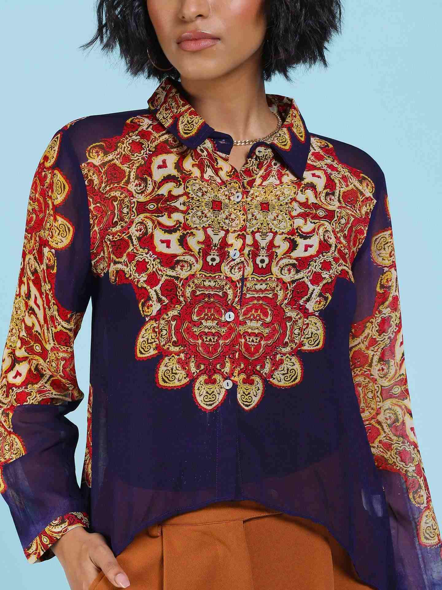 Navy Jade Shirt