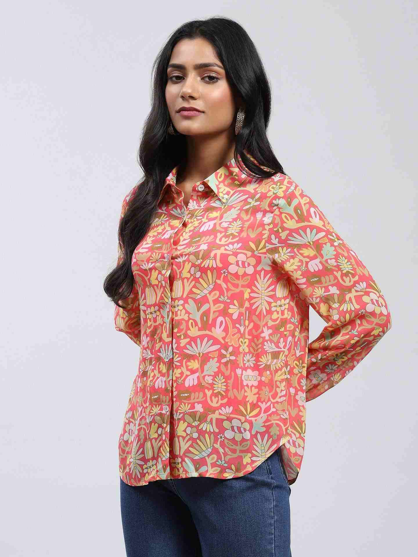 Red Anabelle Shirt