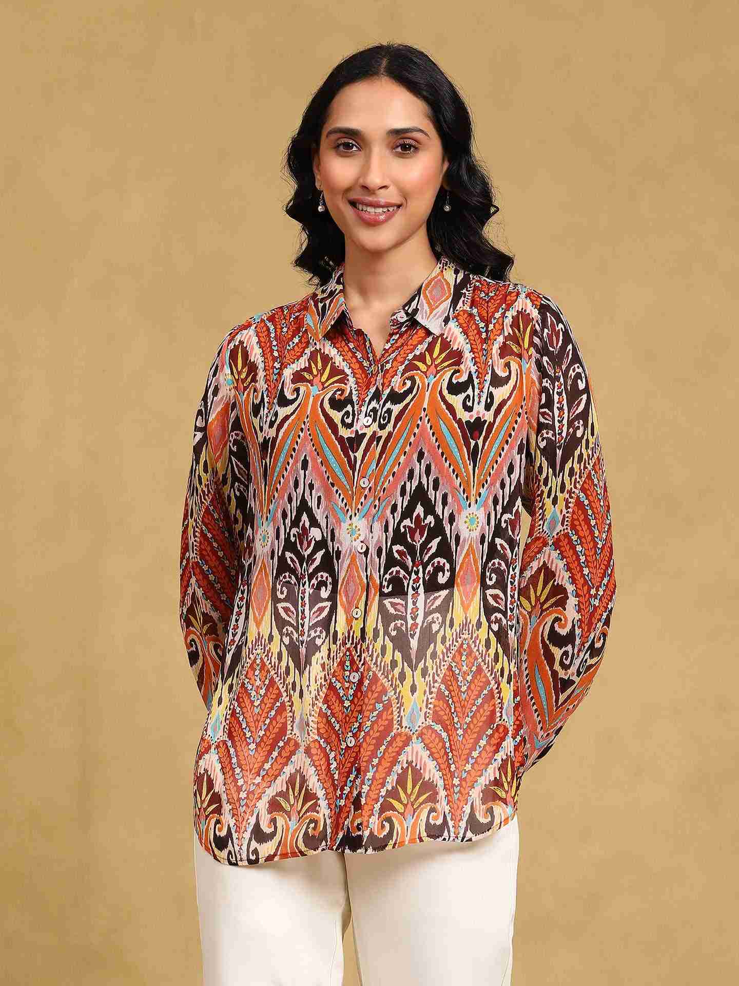 Brown Darlene Shirt