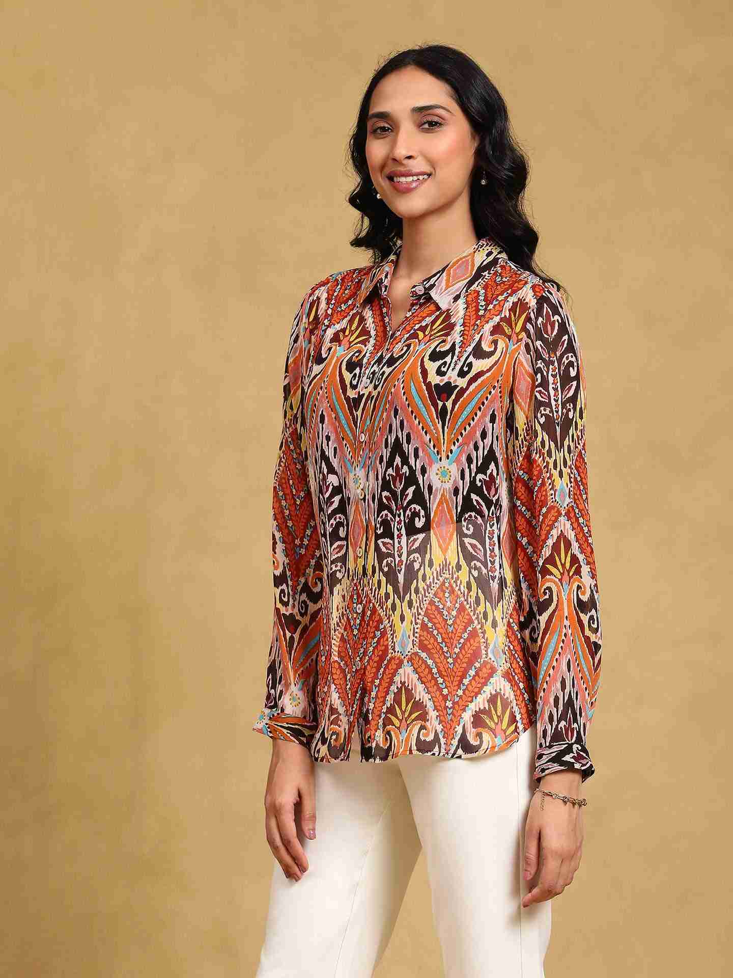 Brown Darlene Shirt