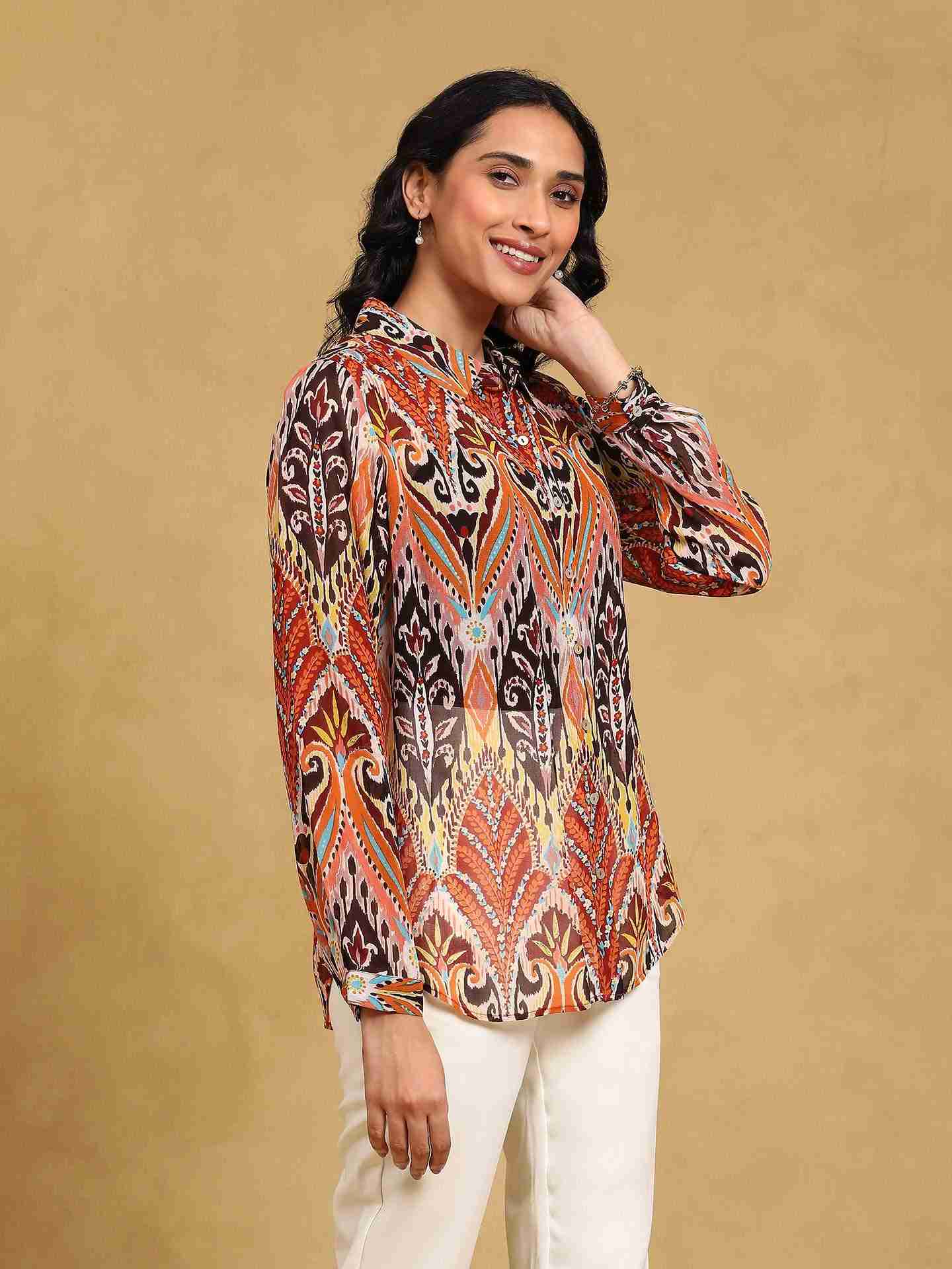 Brown Darlene Shirt