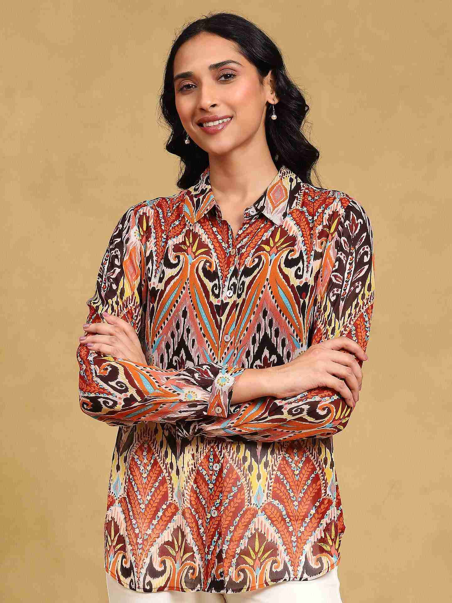 Brown Darlene Shirt